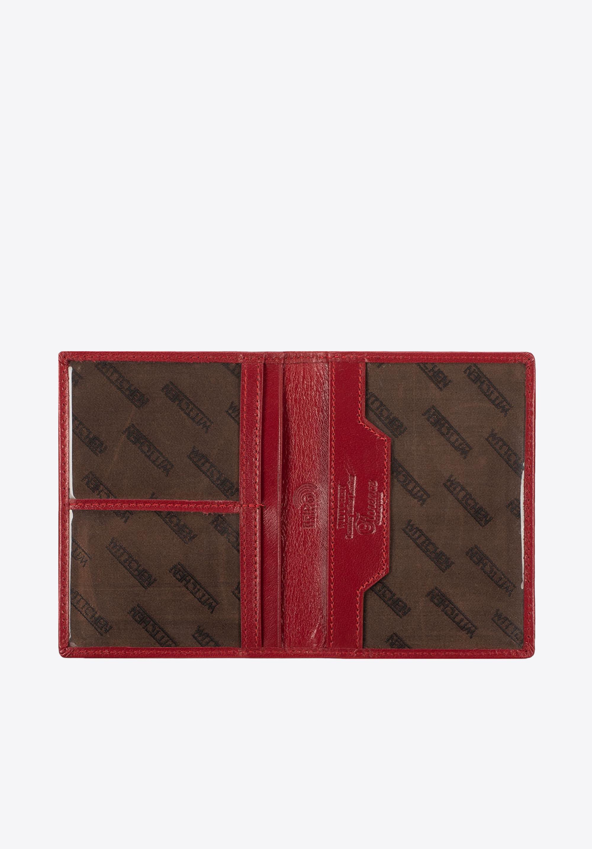 Etui na dokumenty skórzane proste