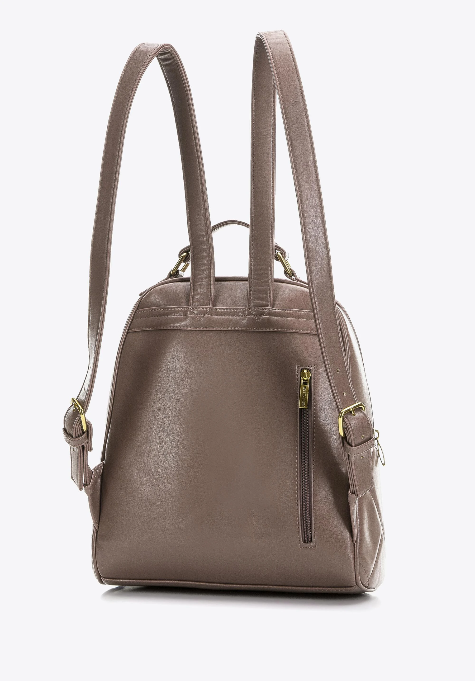 Damski plecak z geometrycznie pikowanym przodem