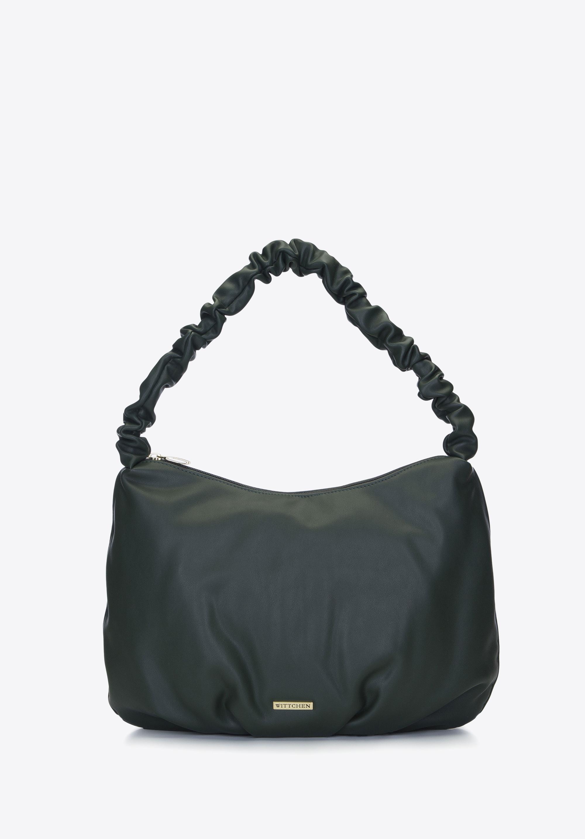 Torebka baguette z marszczonym uchem