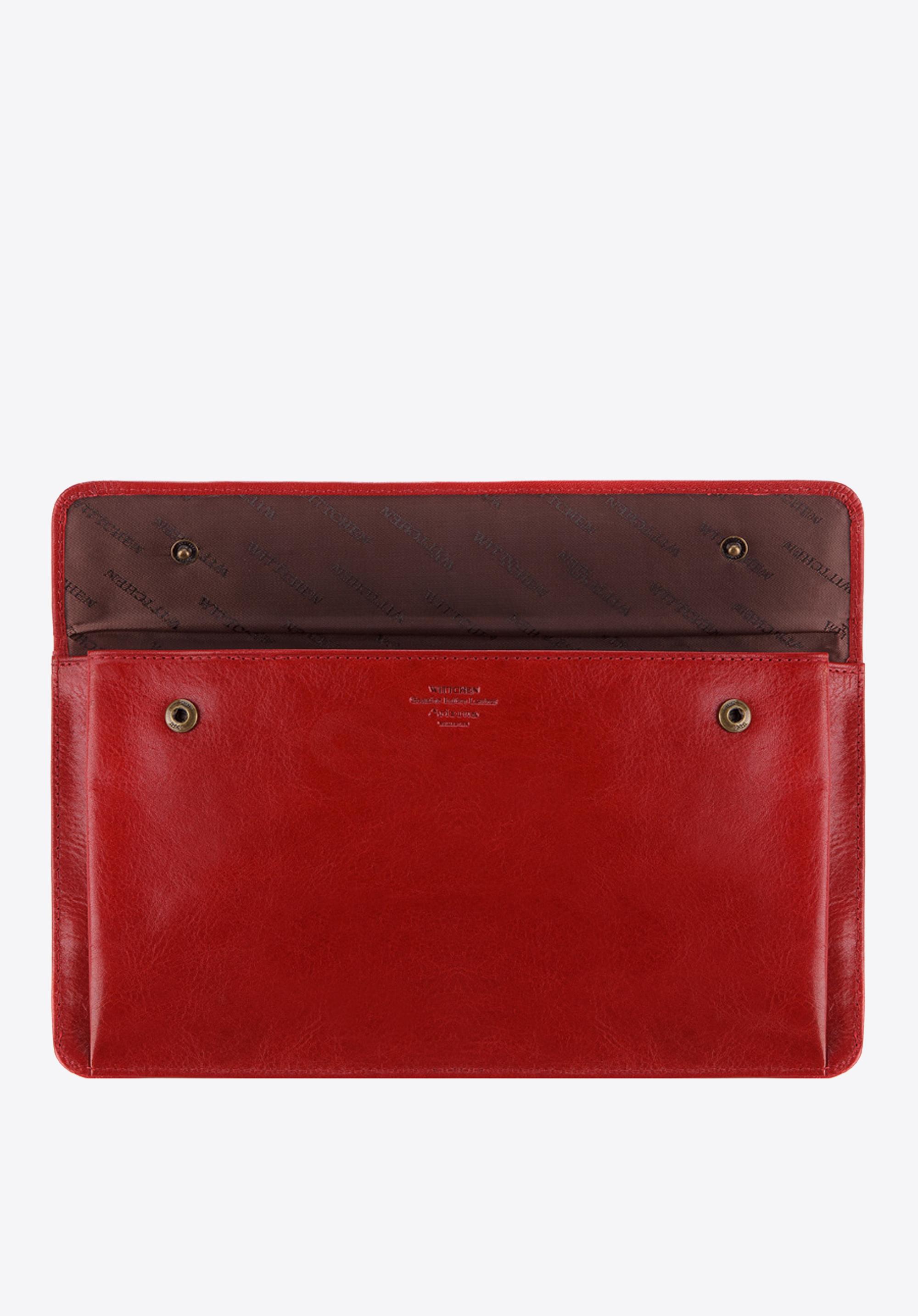 Etui na bilet lotniczy skórzane