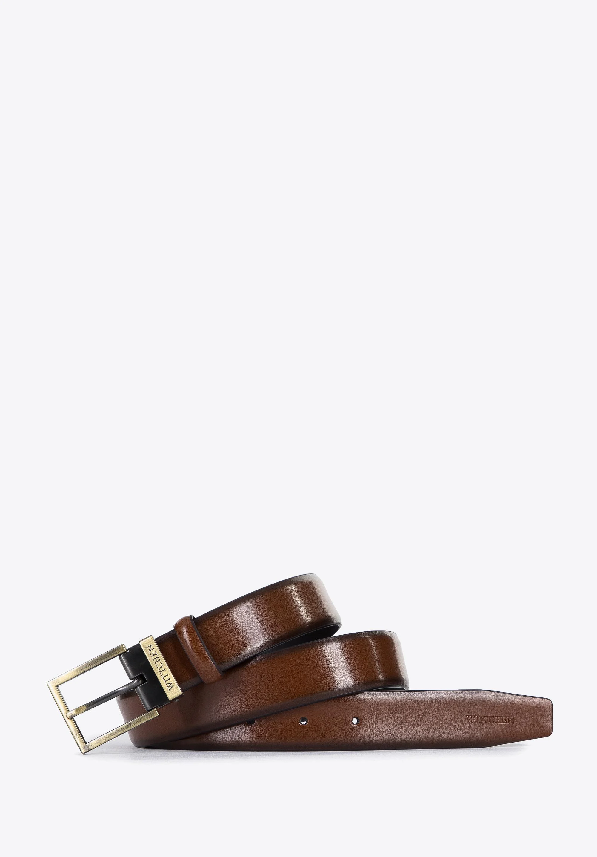 Męski pasek ze skóry klasyczny