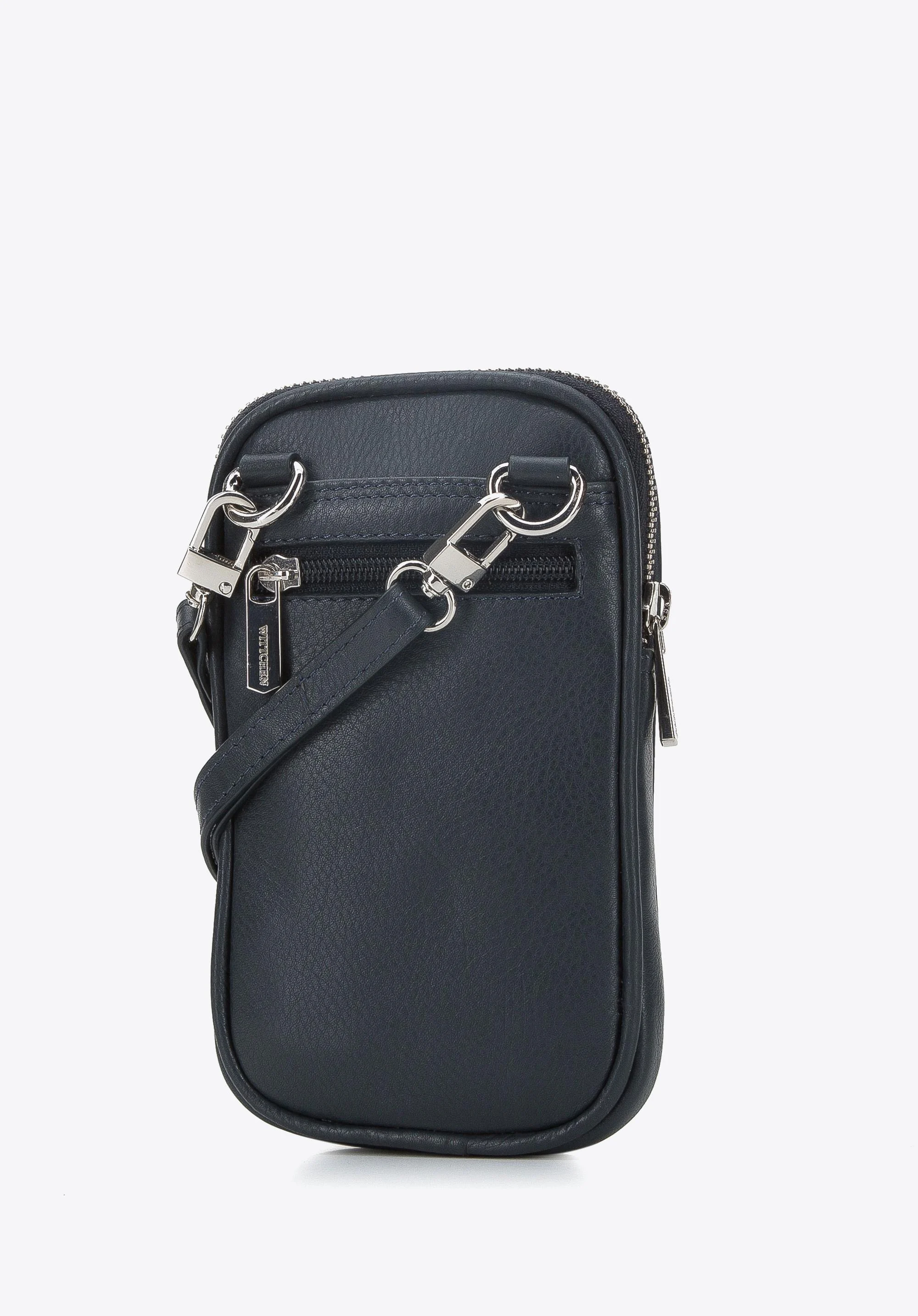 Męska torba na telefon skórzana