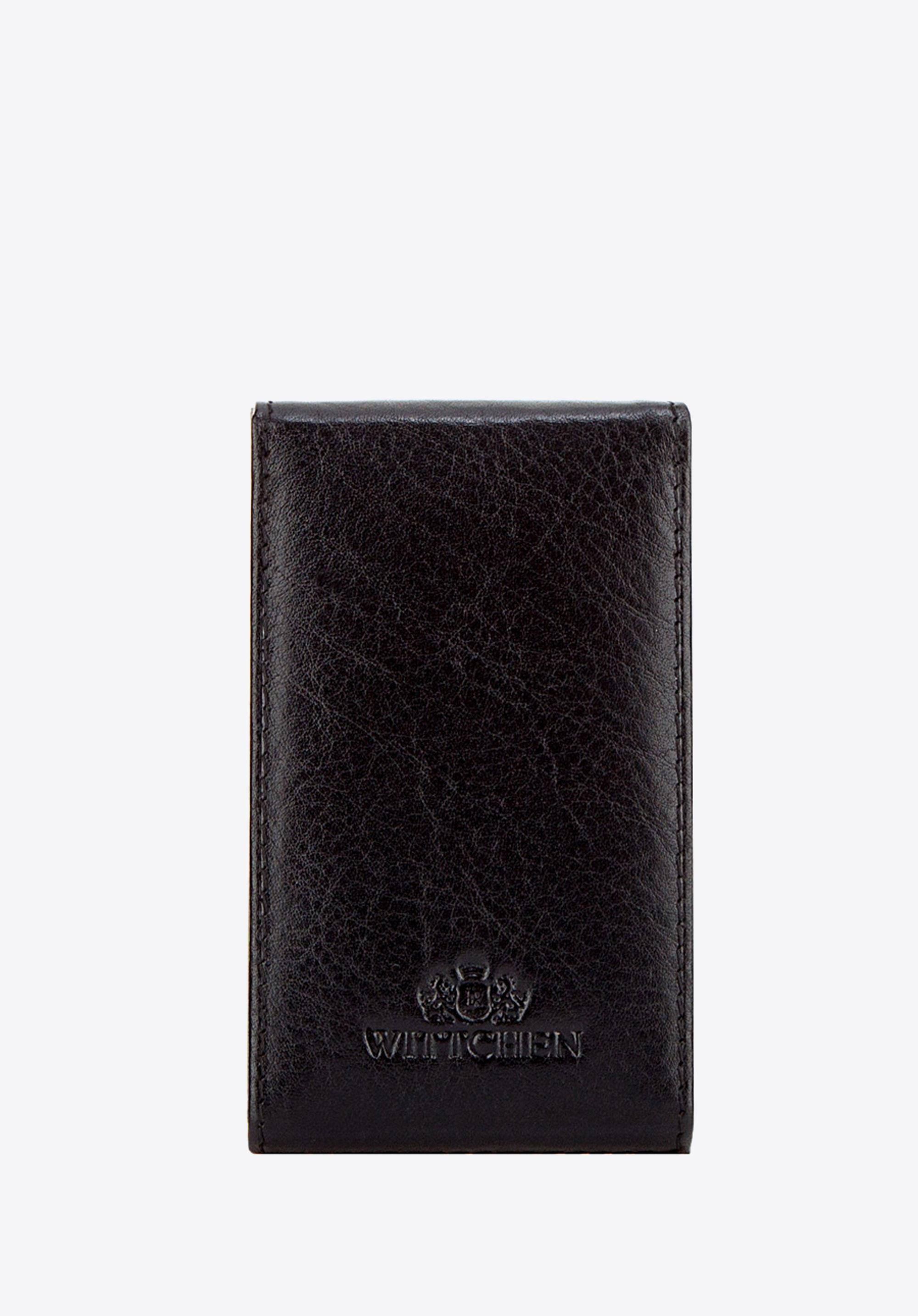 Etui na wizytówki ze skóry blaszane