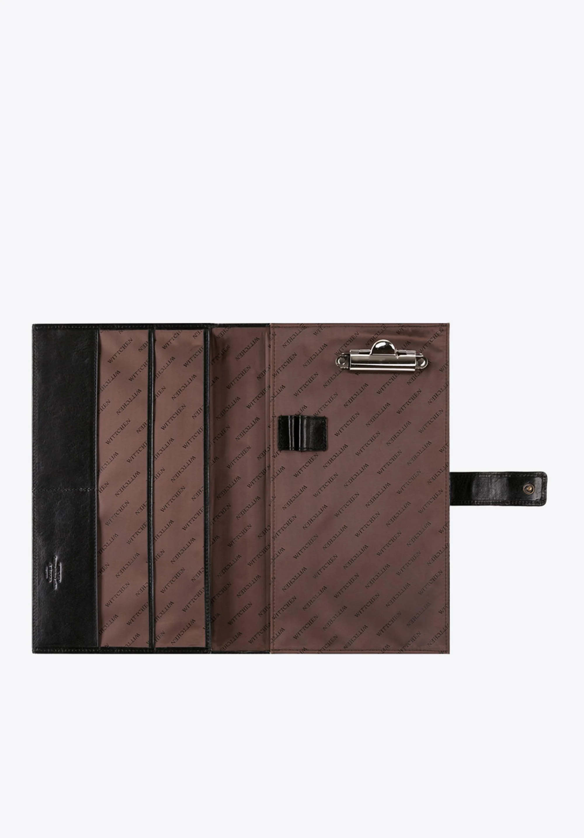 Organizer na dokumenty skórzany z klipsem