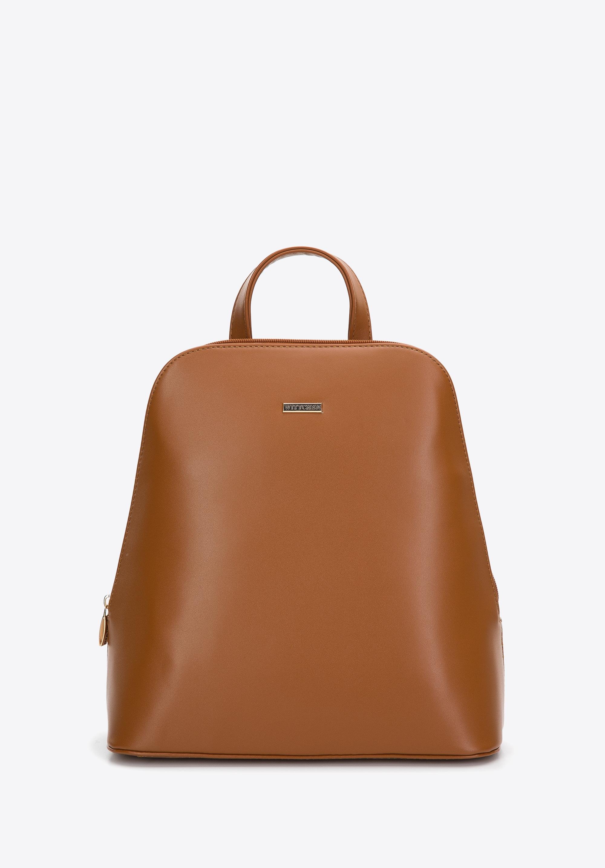 Damski plecak z ekoskóry trapezowy