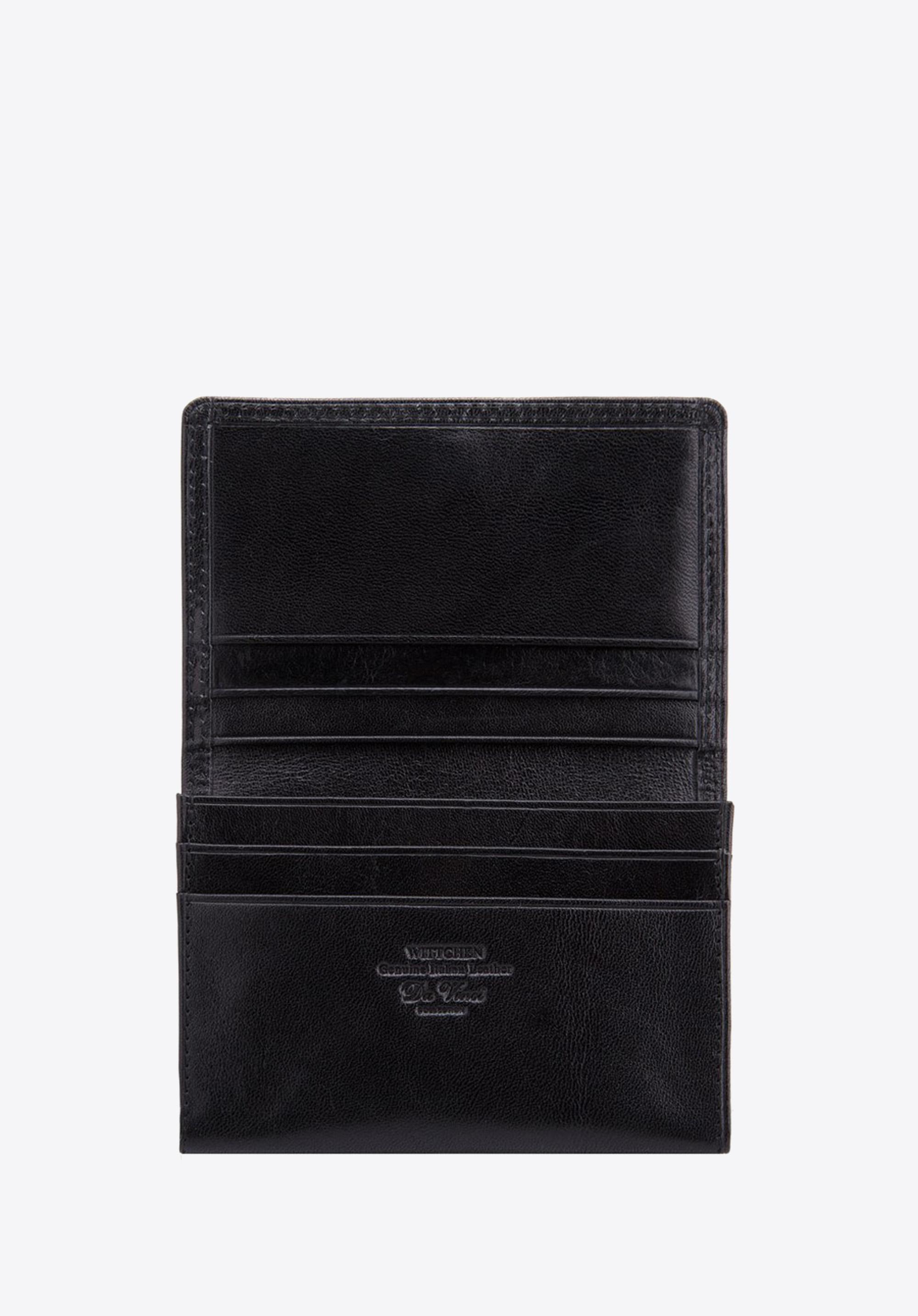 Etui na wizytówki skórzane z monogramem