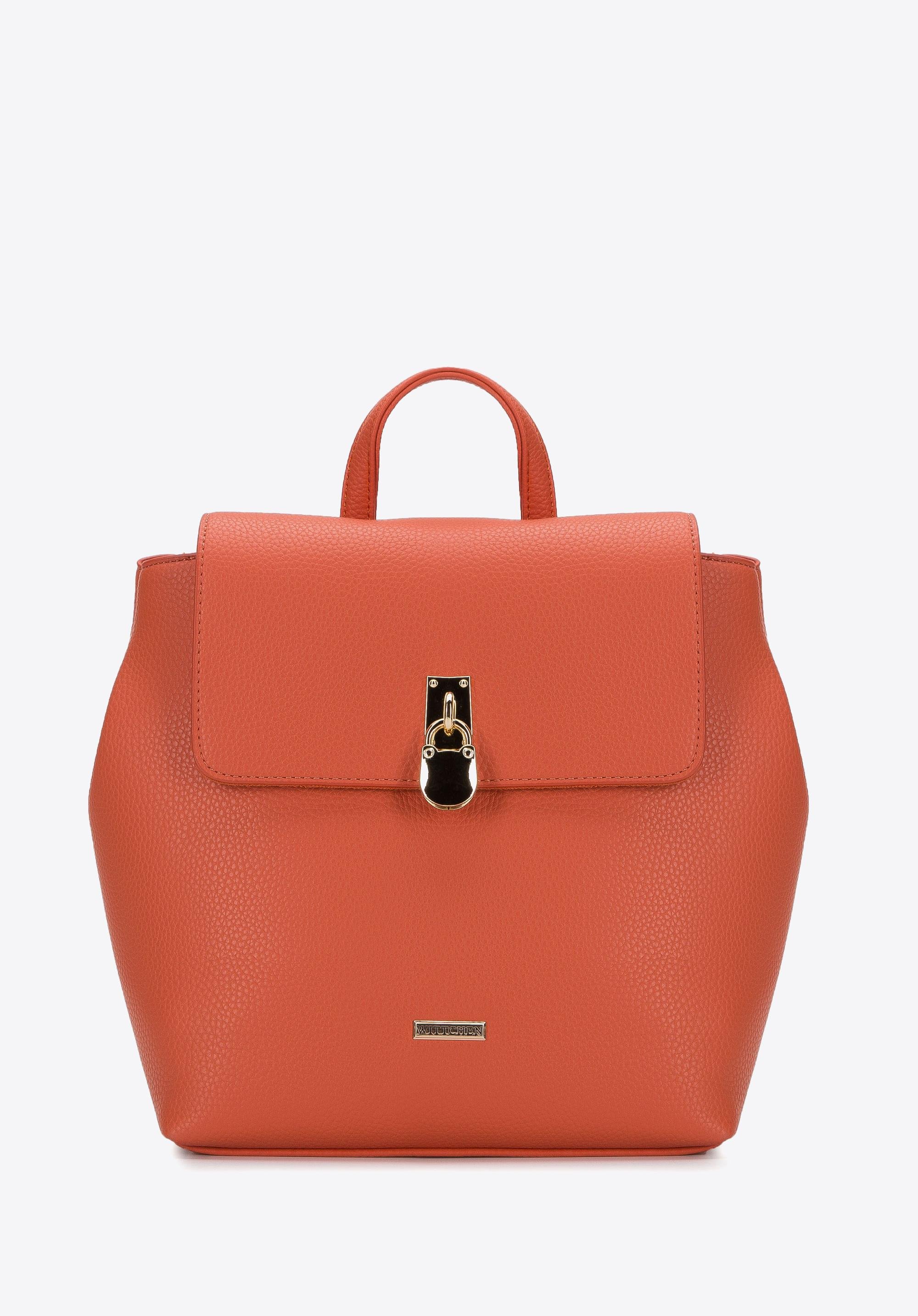 Damski plecak z kłódką