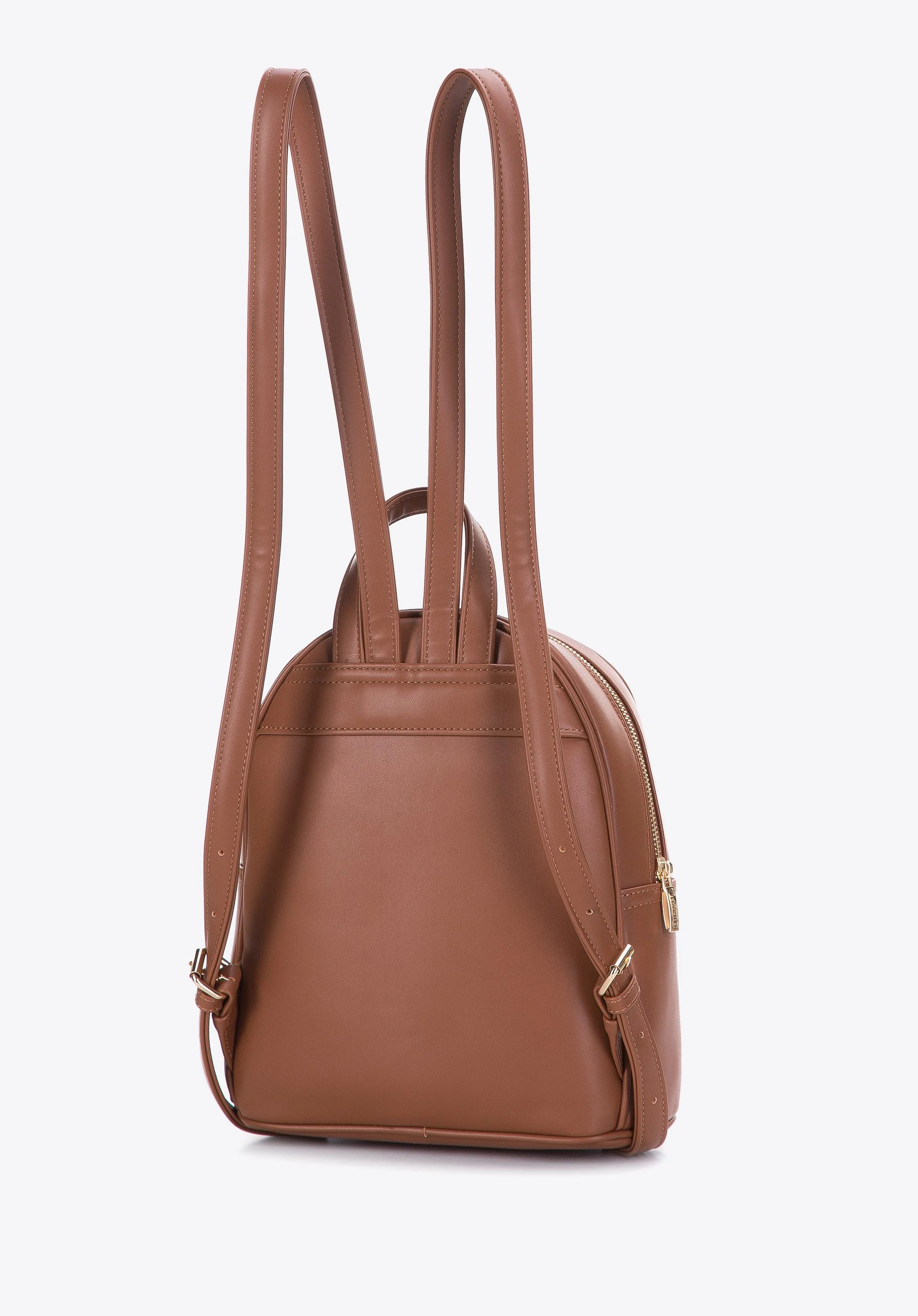 Damski plecak z przodem ze sztucznego futerka