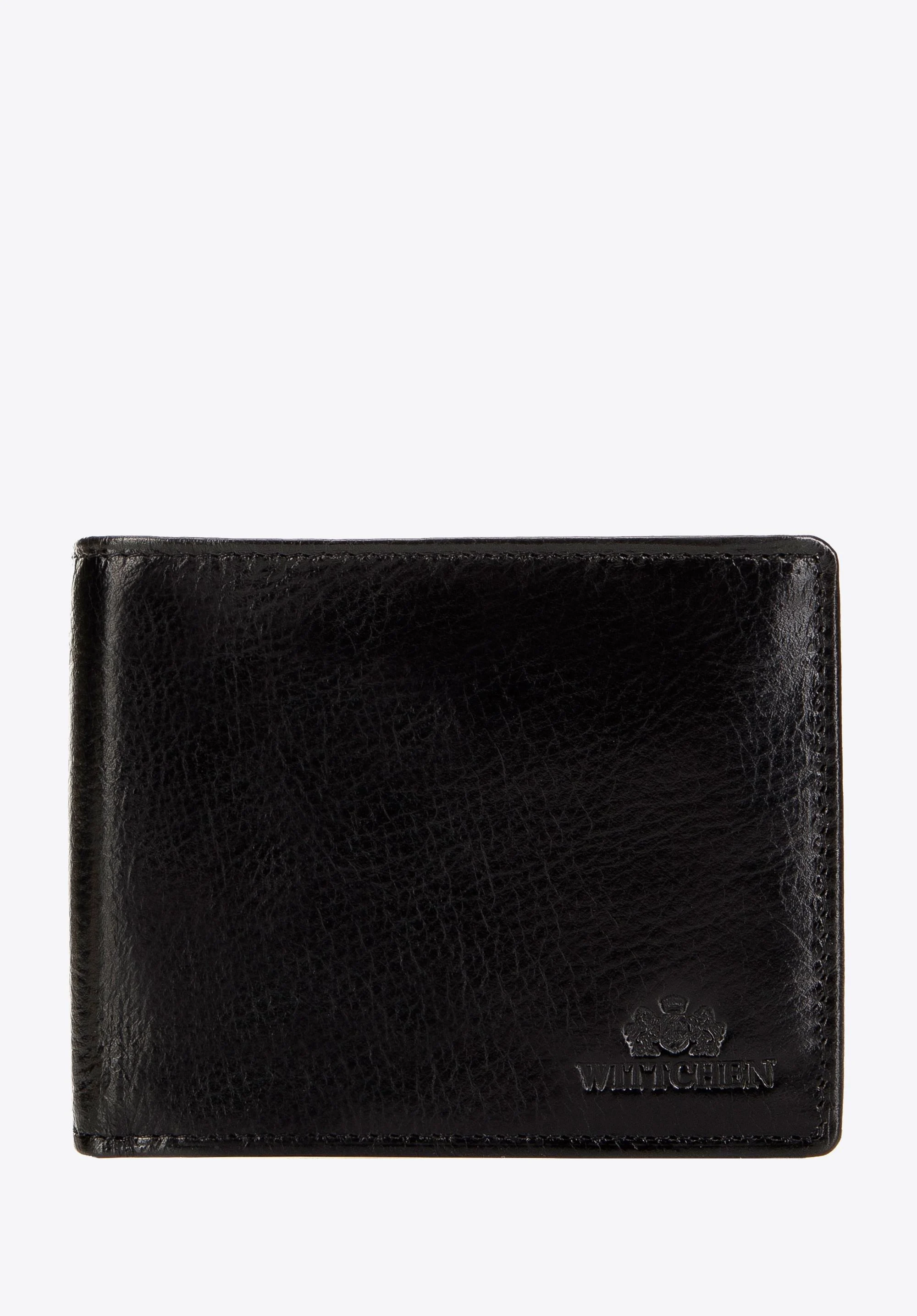 Męski portfel skórzany z wykładanym panelem