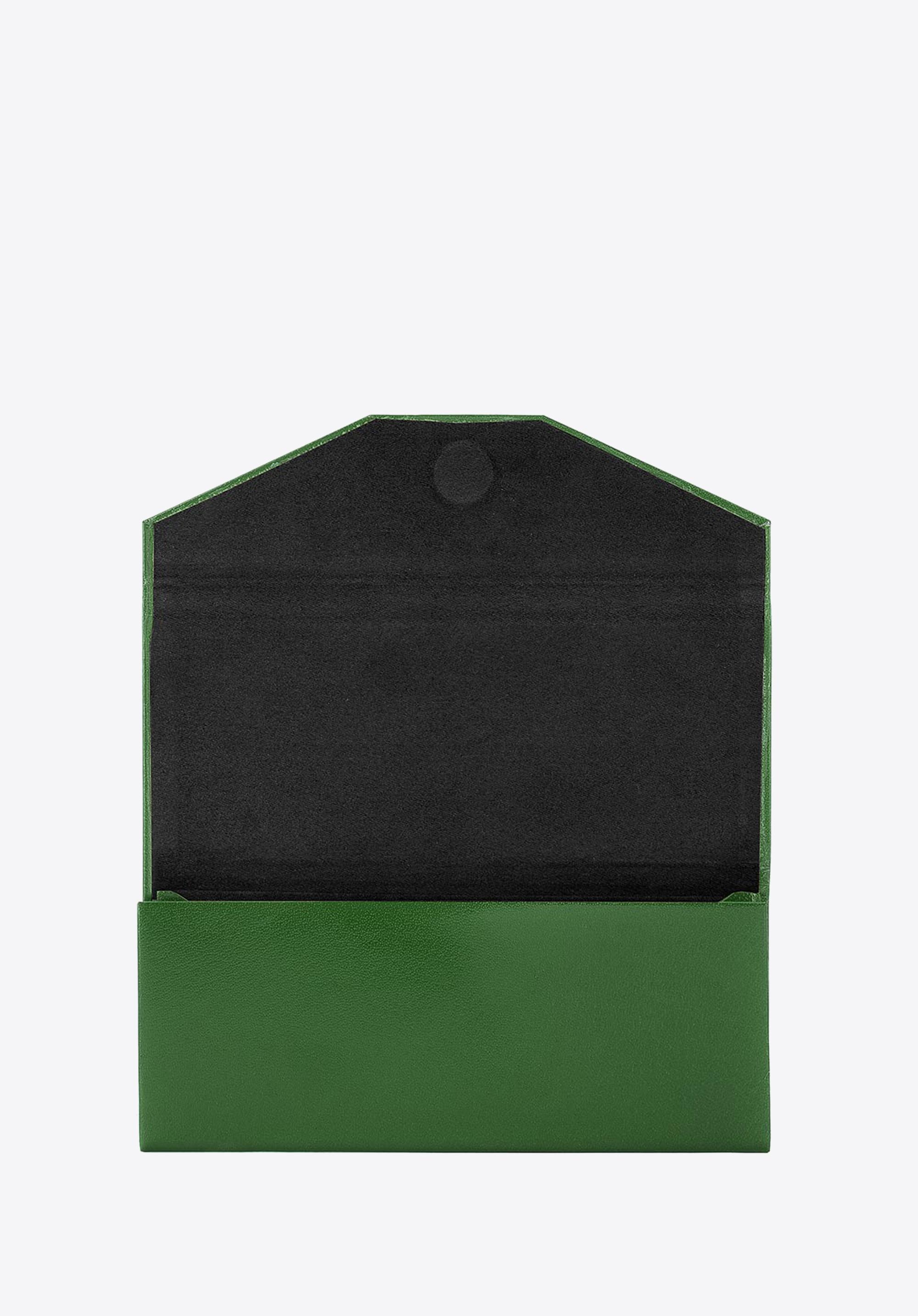 Etui na okulary skórzane składane