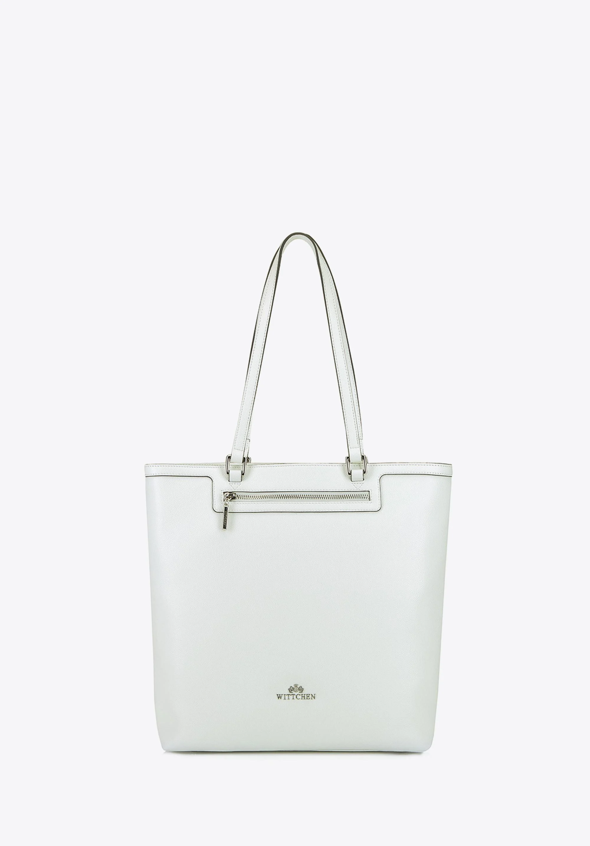 Torebka shopperka ze skóry prosta