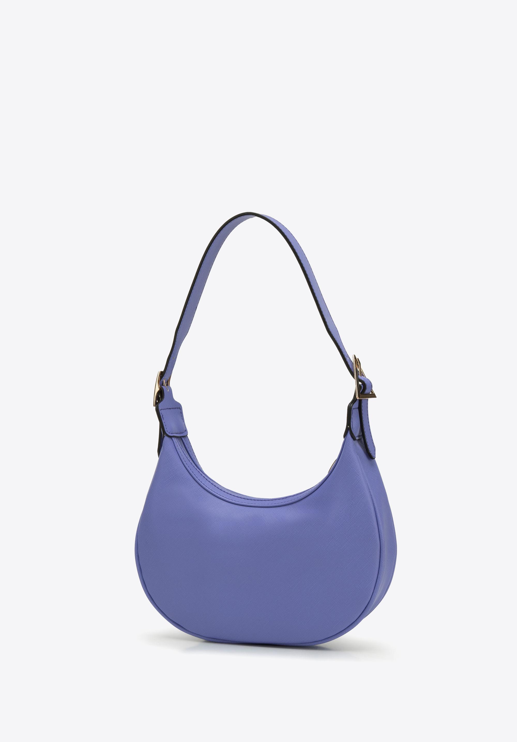 Torebka baguette z geometrycznymi klamrami