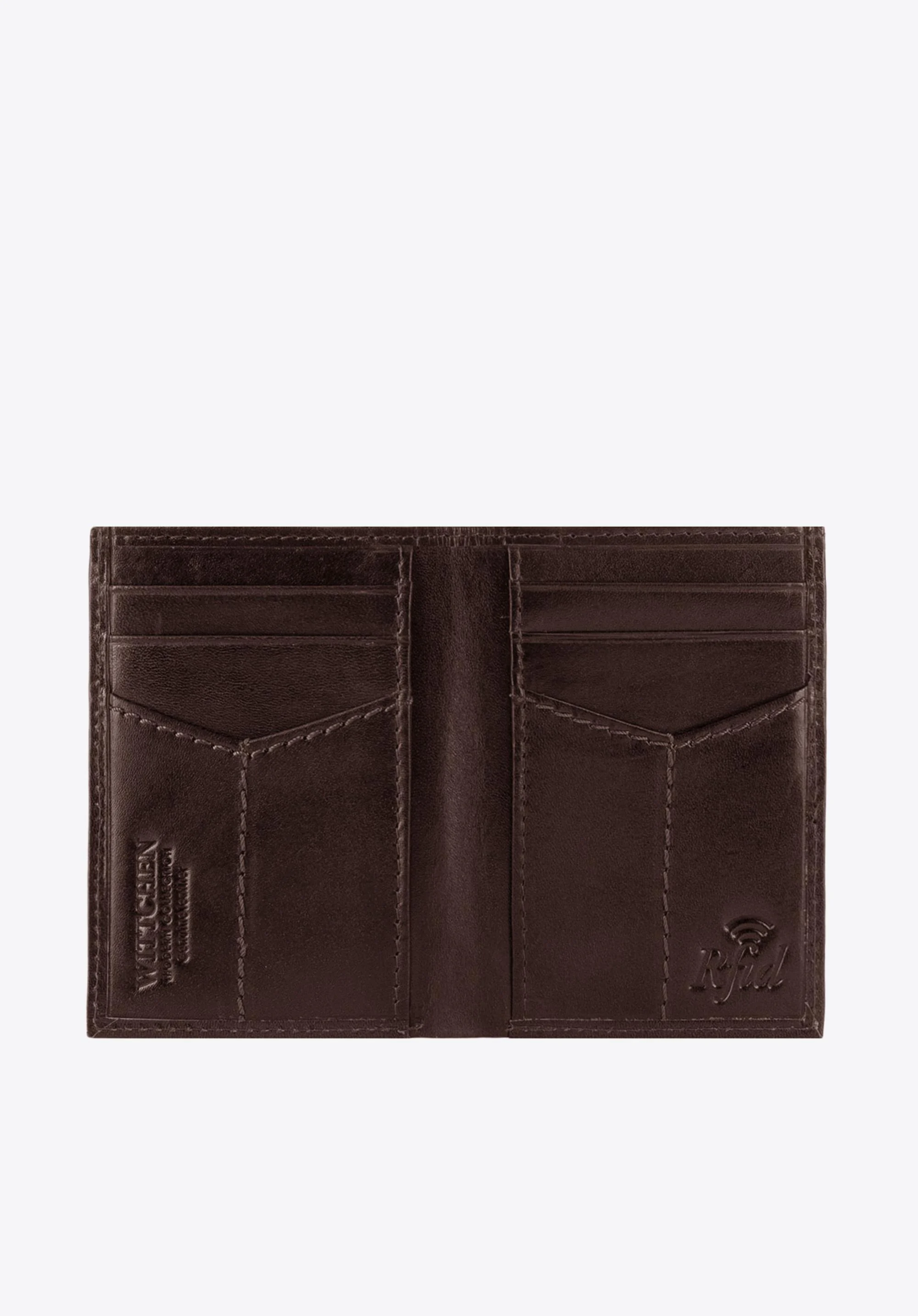 Skórzany portfel wąski