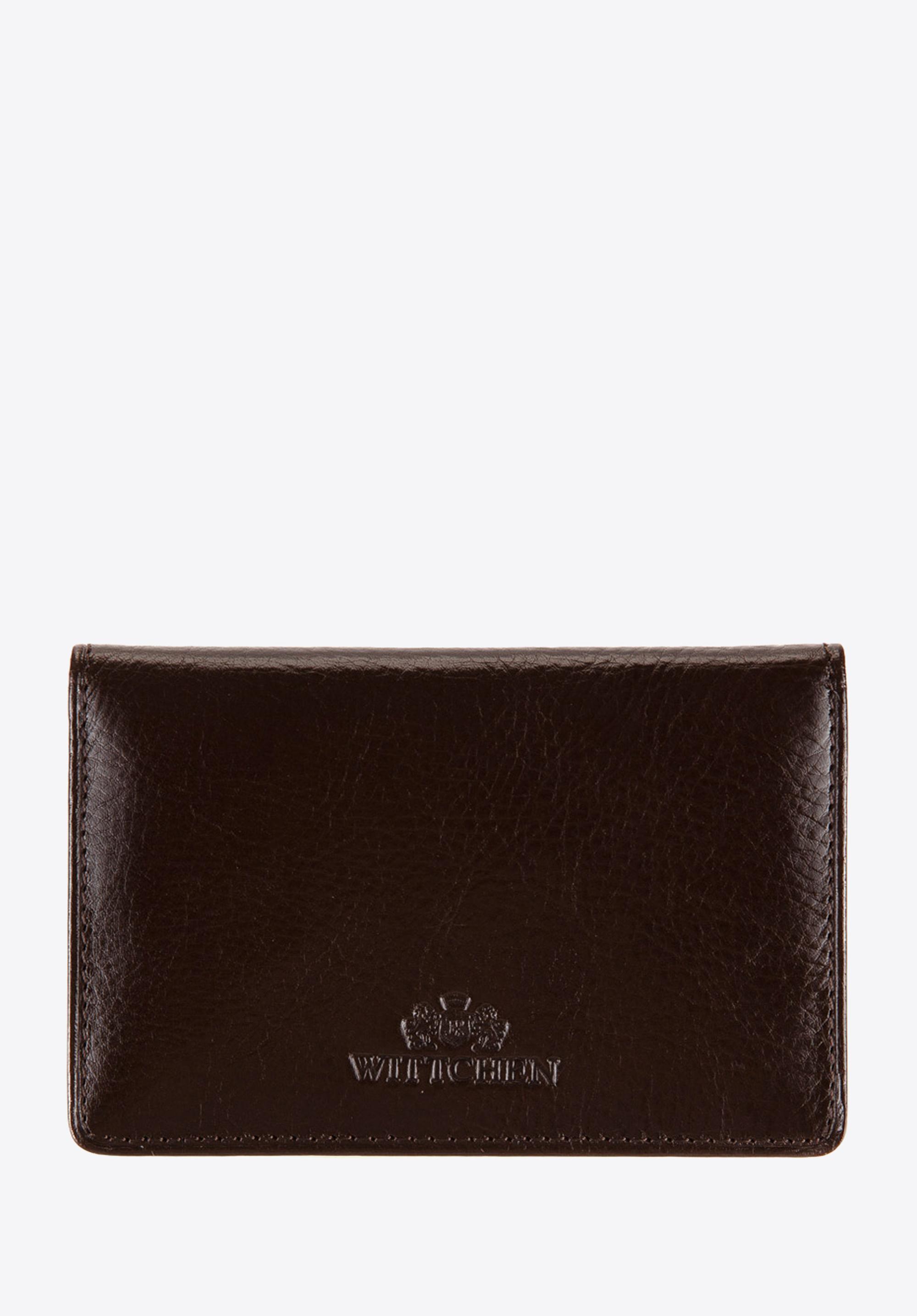 Etui na wizytówki skórzane poziome