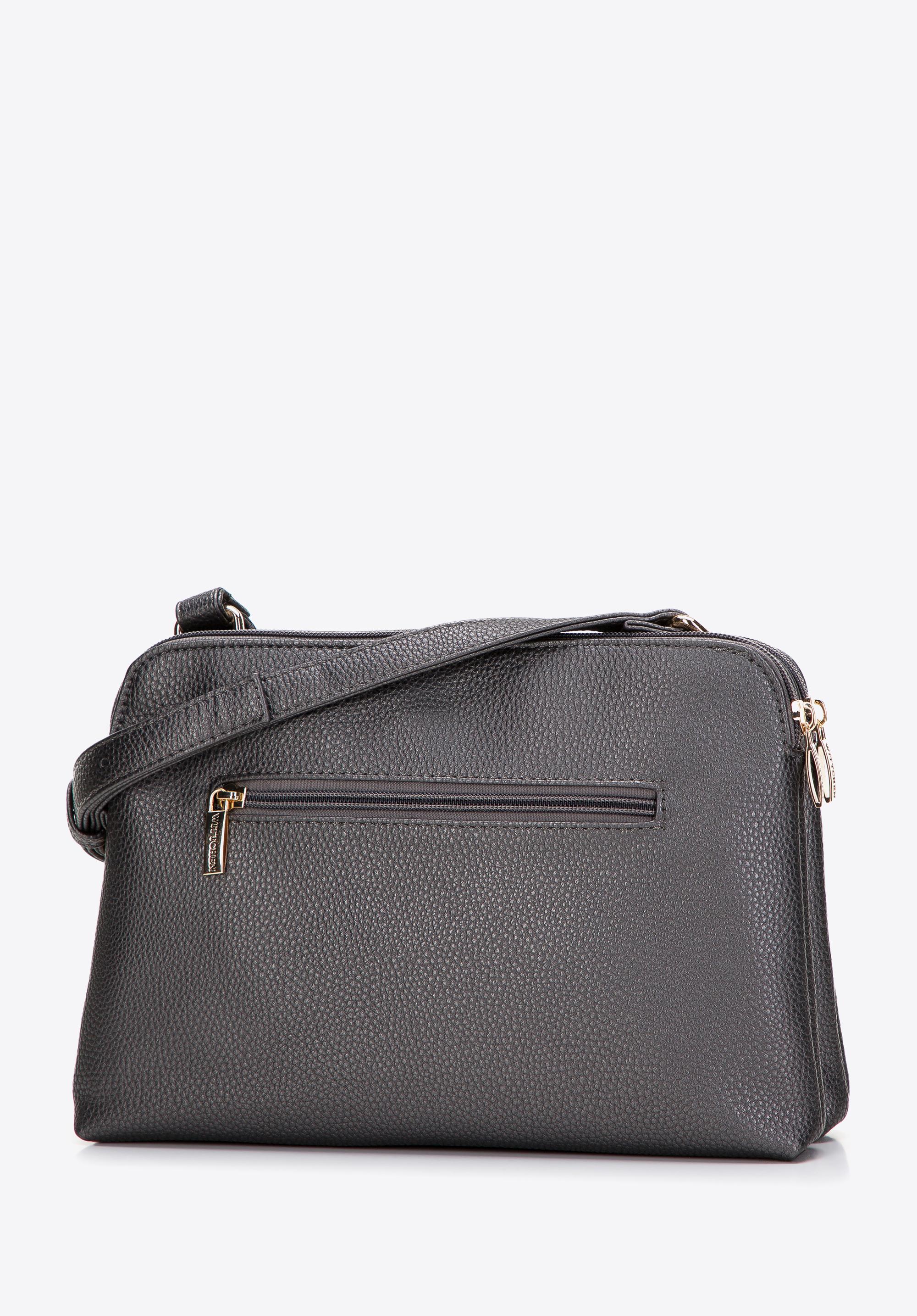 Damska listonoszka z ekoskóry dwukomorowa