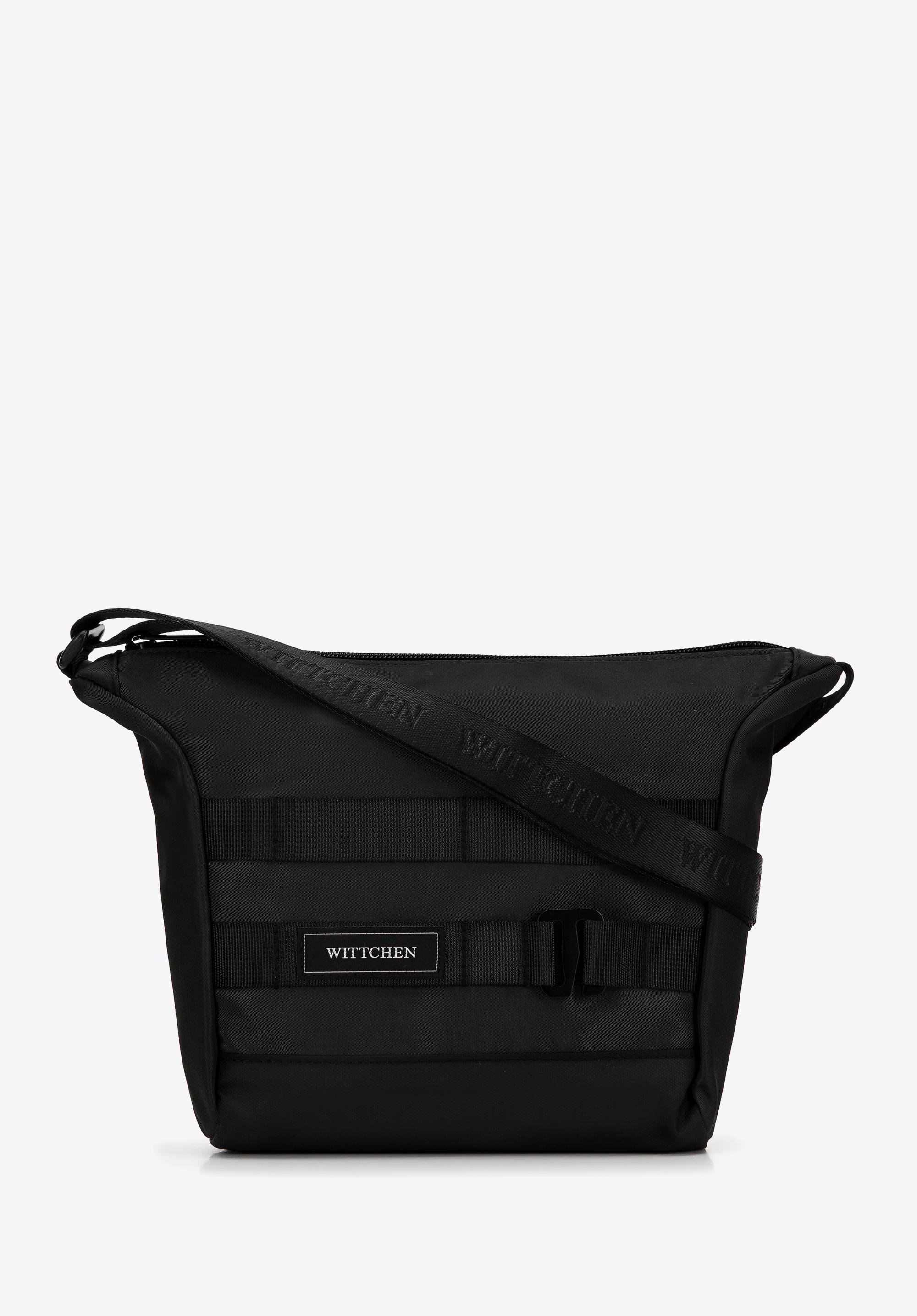 Męska listonoszka z paskiem z przodu mała