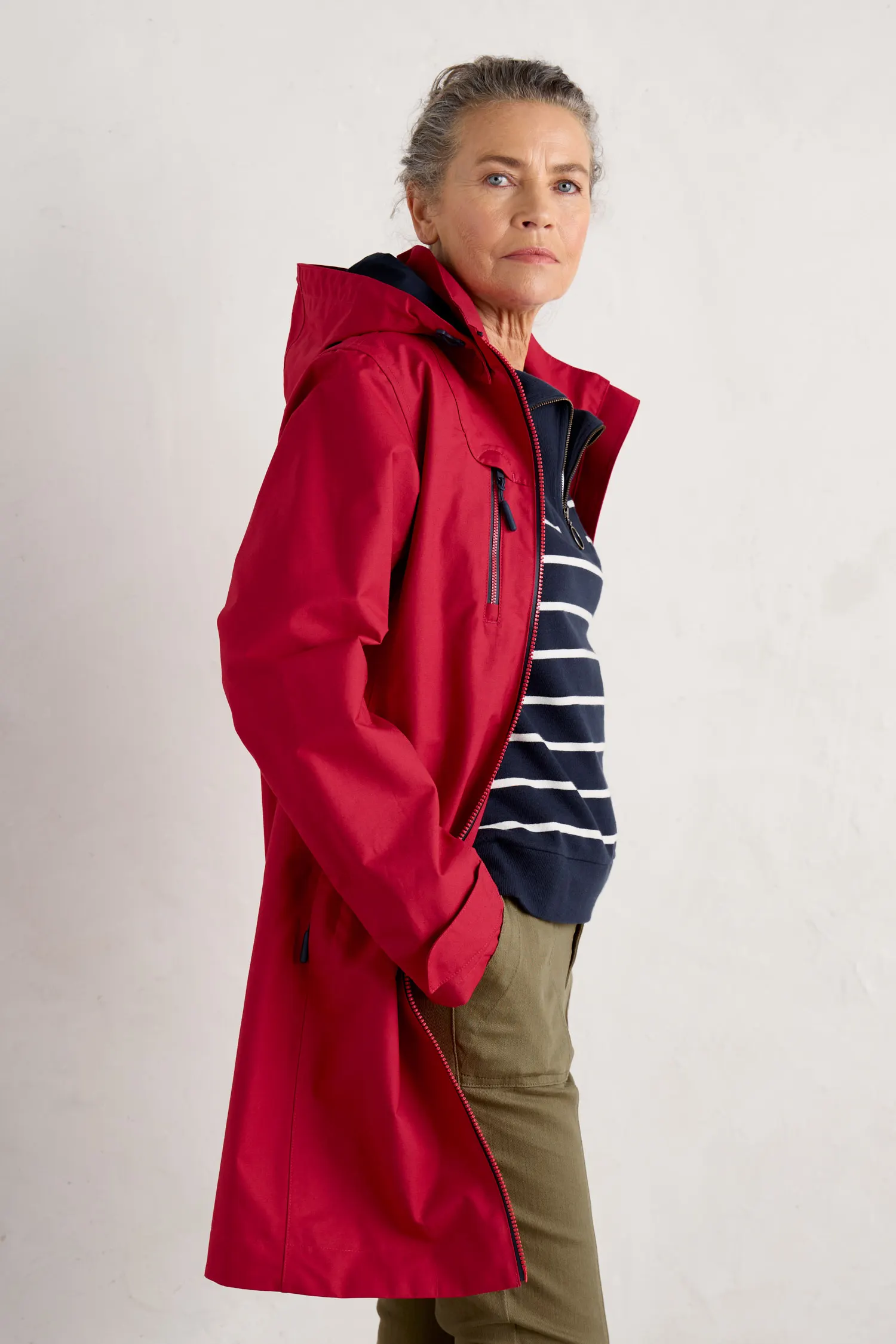 Coverack Waterproof Coat Seasalt Cornwall