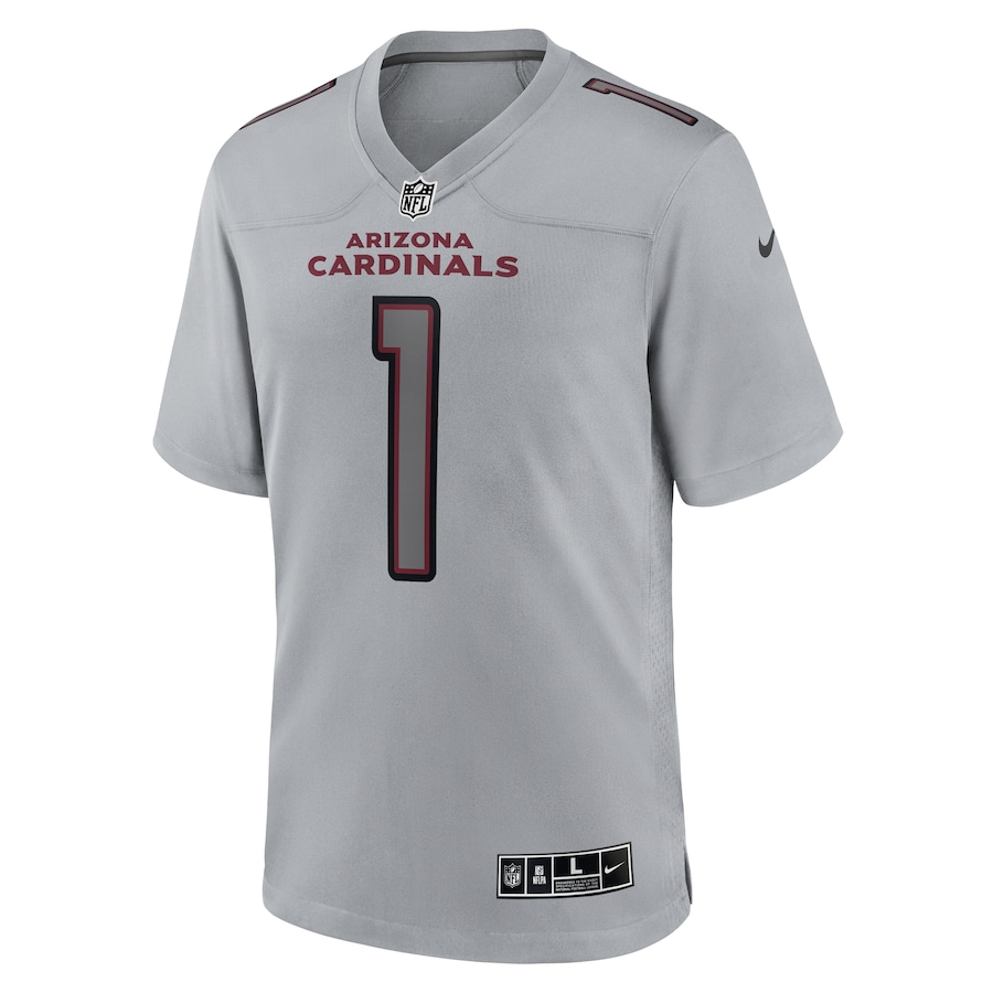 Mens Arizona Cardinals Kyler Murray Gray Atmosphere Fashion Game Jersey - New Style Jerseys