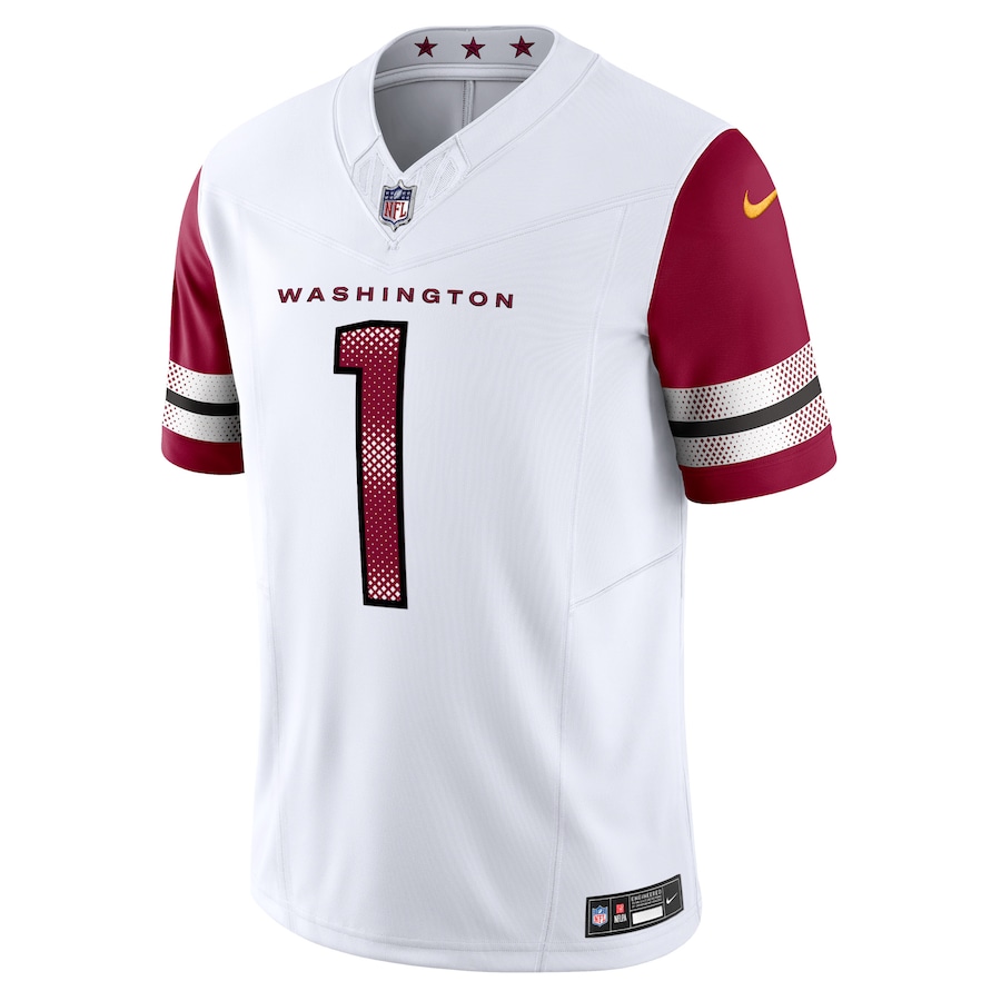 Mens Washington Commanders Jahan Dotson White Vapor F.U.S.E. Limited Jersey - New Style Jerseys