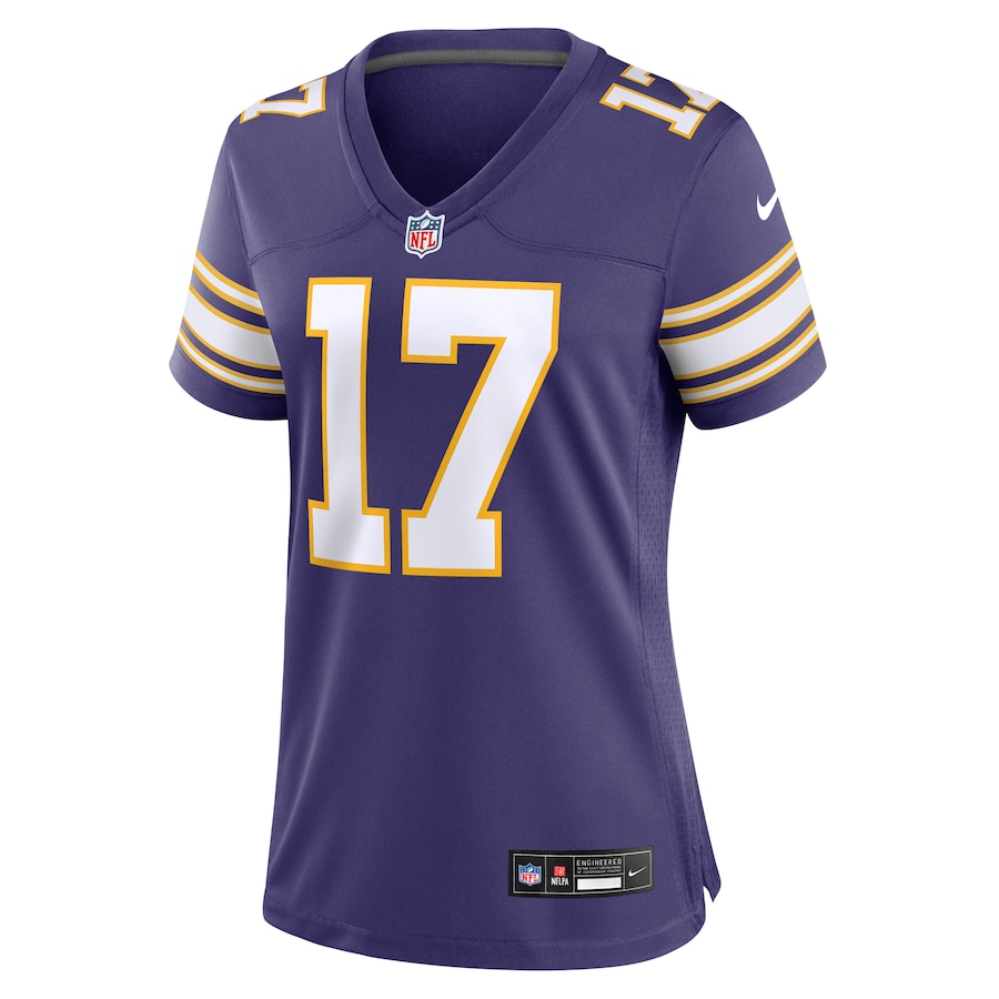 Womens Minnesota Vikings K.J. Osborn Purple Classic Player Game Jersey - New Style Jerseys