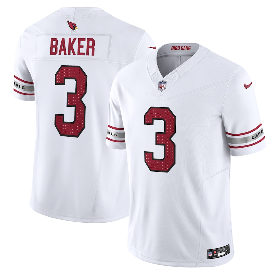 Mens Arizona Cardinals Budda Baker White Vapor F.U.S.E. Limited Jersey - New Style Jerseys