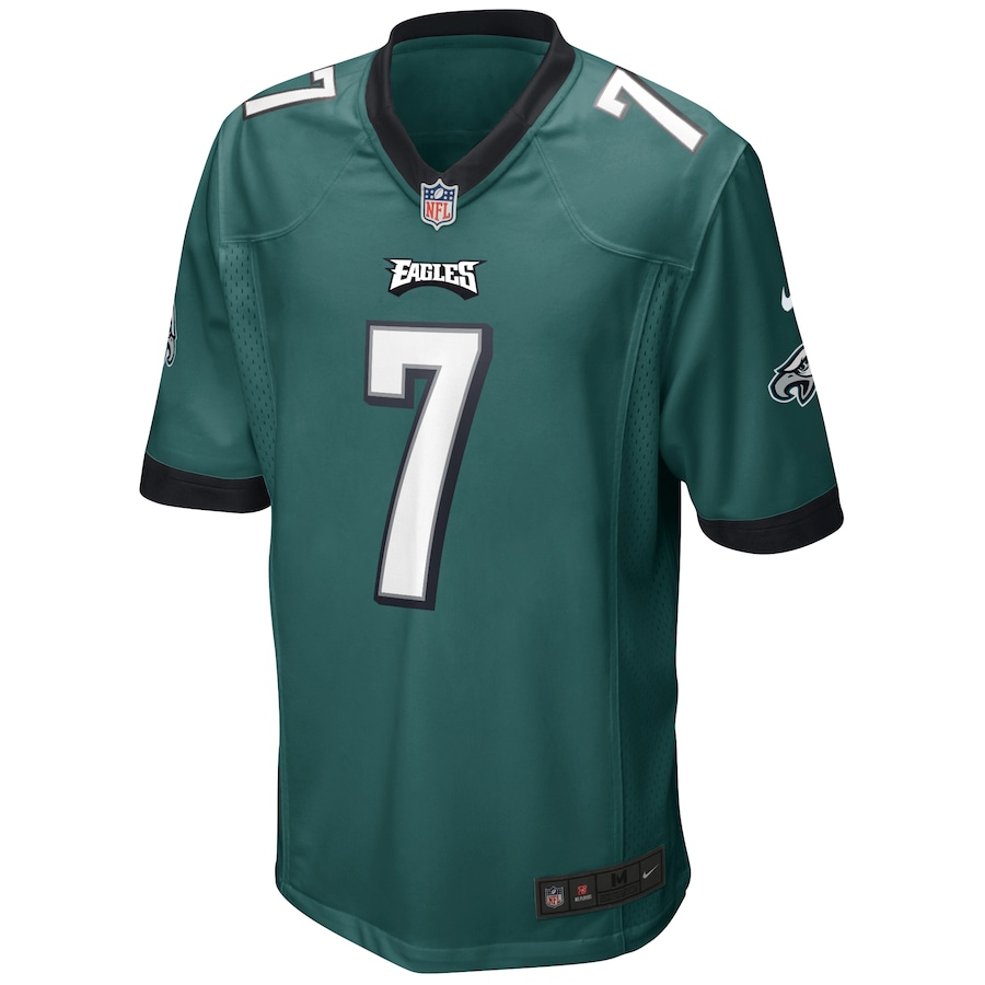 Mens Philadelphia Eagles Ron Jaworski Midnight Green Game Retired Player Jersey - New Style Jerseys