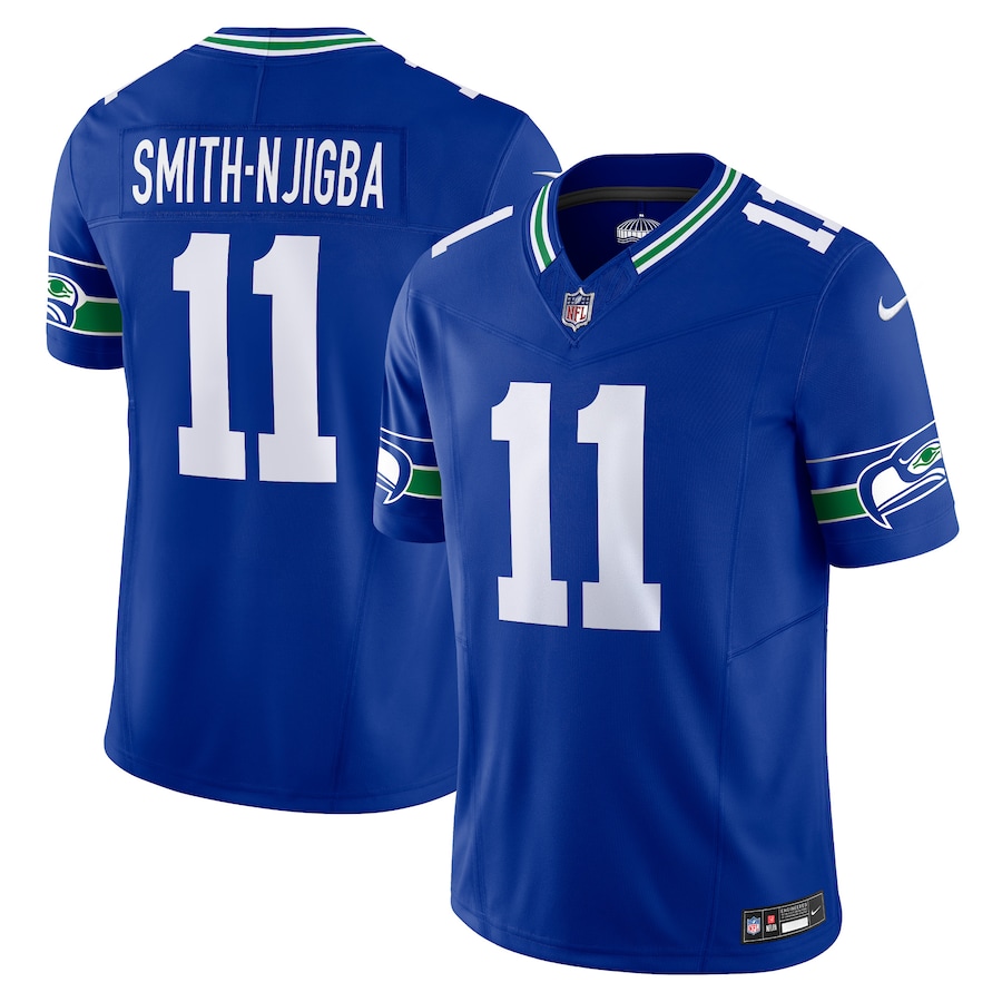 Mens Seattle Seahawks Jaxon Smith-Njigba Royal Alternate Vapor F.U.S.E. Limited Jersey - New Style Jerseys