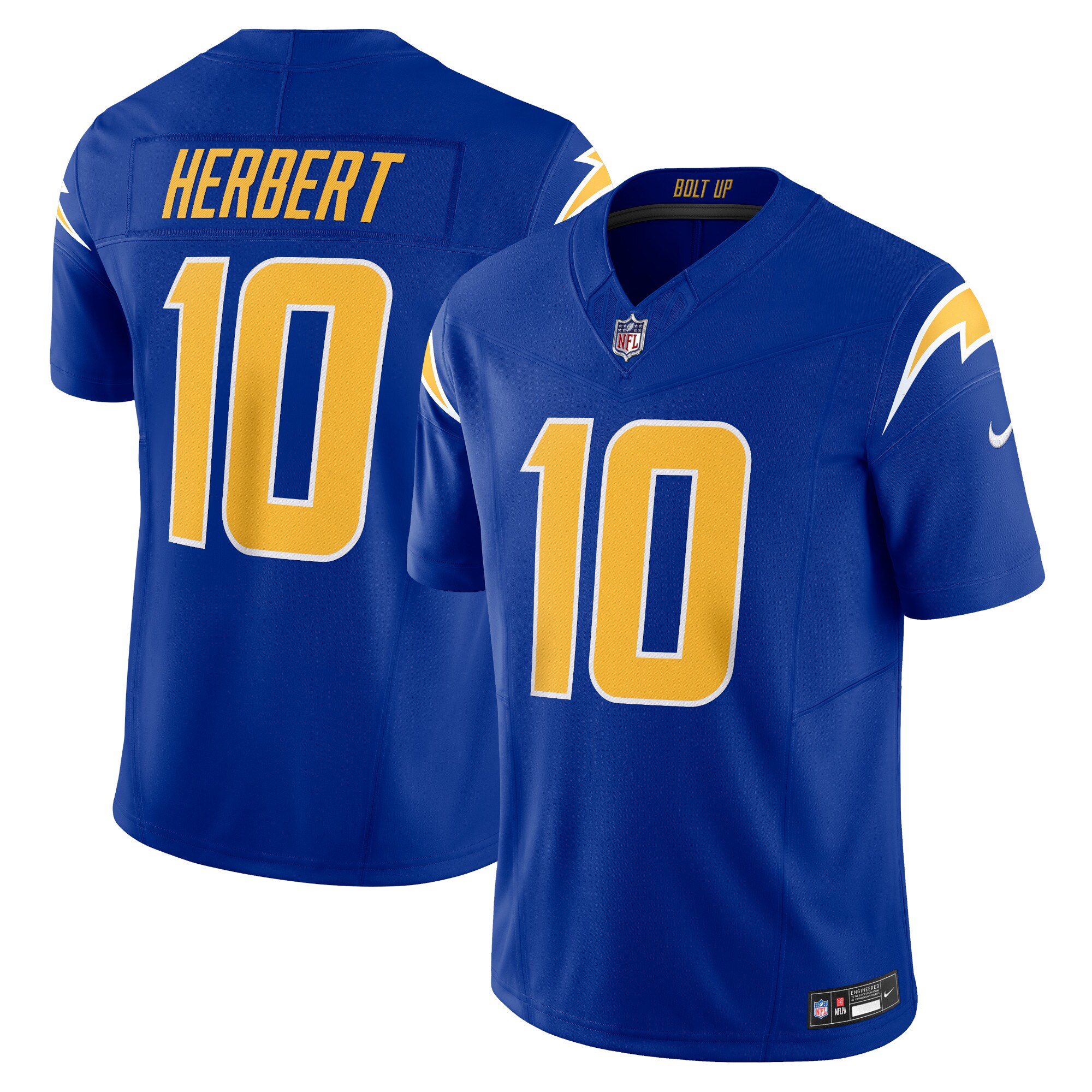 Justin Herbert Los Angeles Chargers Vapor F.U.S.E. Limited Jersey - Royal - New Style Jerseys