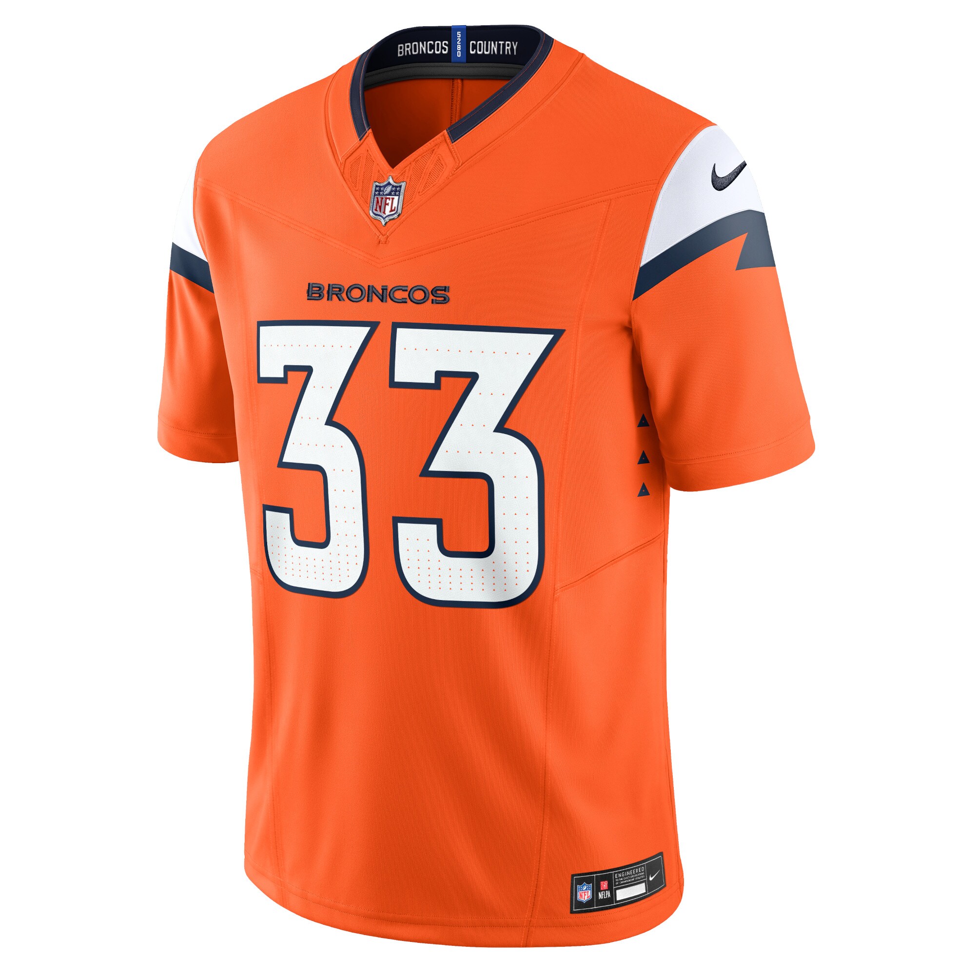 Javonte Williams Denver Broncos Vapor F.U.S.E. Limited Jersey - Orange - New Style Jerseys
