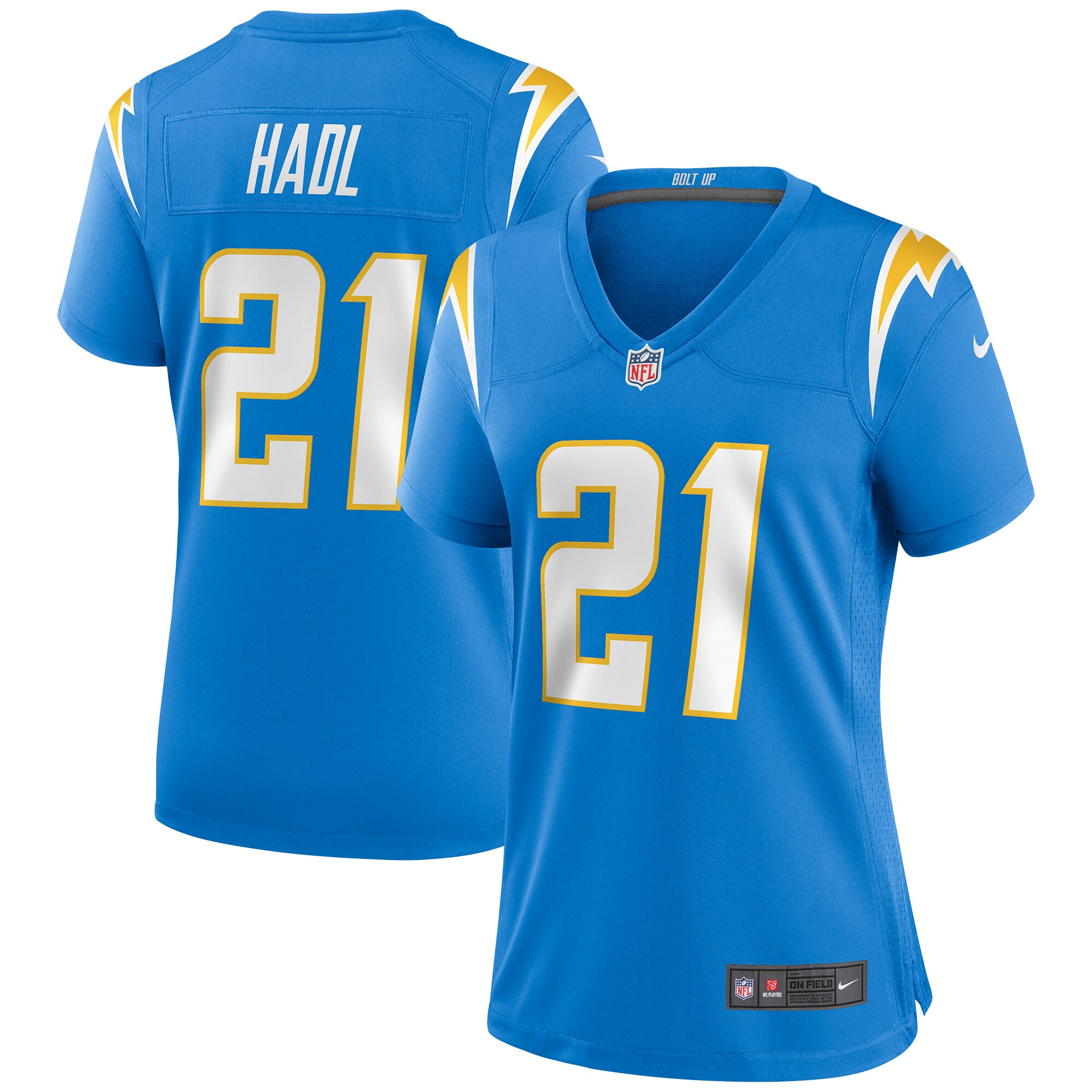 John Hadl Los Angeles Chargers Women's Game Retired Player Jersey - Powder Blue - New Style Jerseys