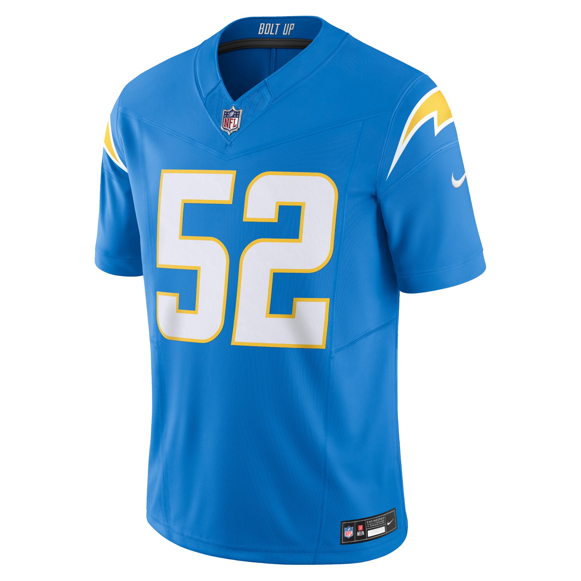 Khalil Mack Los Angeles Chargers Vapor F.U.S.E. Limited Jersey - Powder Blue - New Style Jerseys