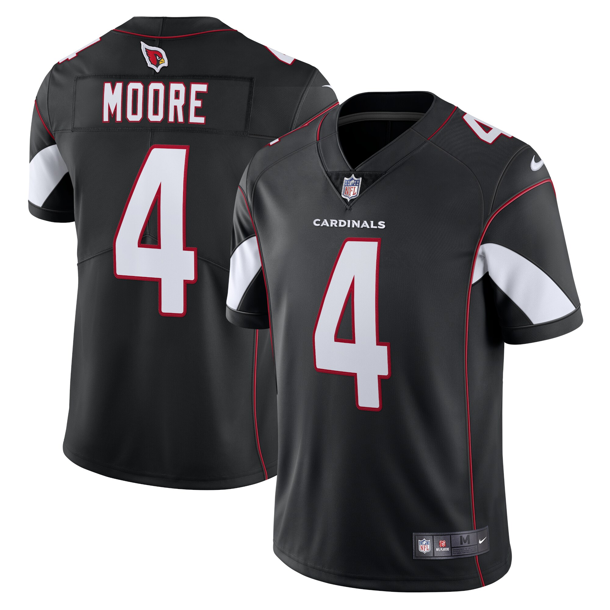 Rondale Moore Arizona Cardinals Alternate Vapor Limited Jersey - Black - New Style Jerseys