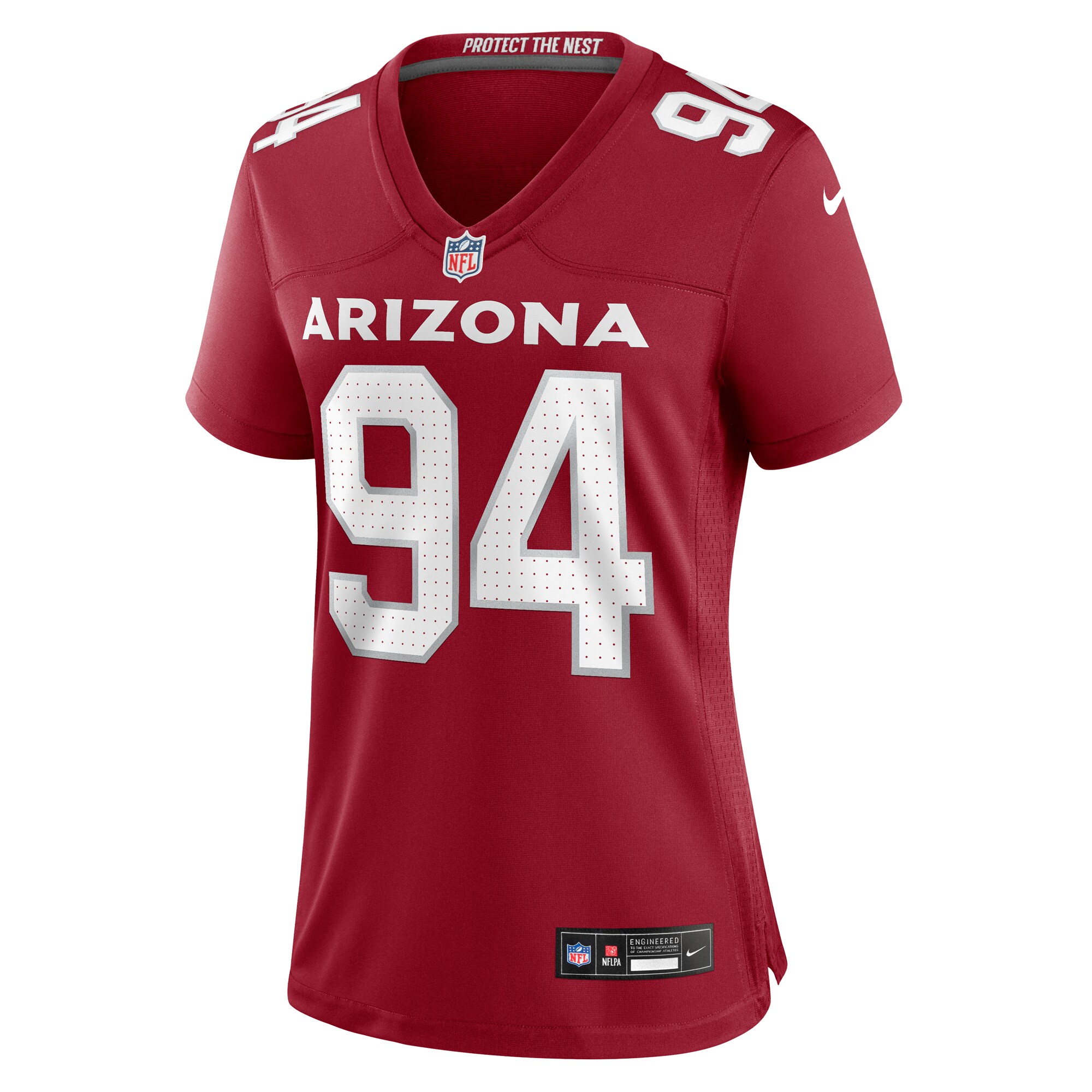 Carlos Watkins Arizona Cardinals Women's Game Player Jersey - Cardinal - New Style Jerseys