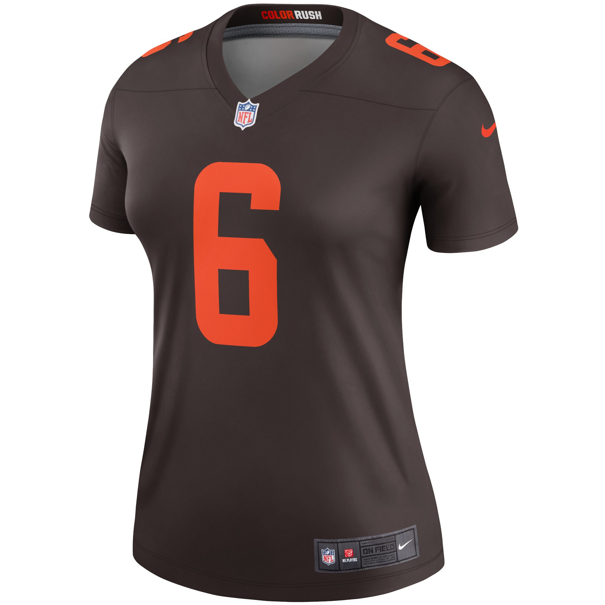 Baker Mayfield Cleveland Browns Women's Alternate Legend Jersey - Brown - New Style Jerseys
