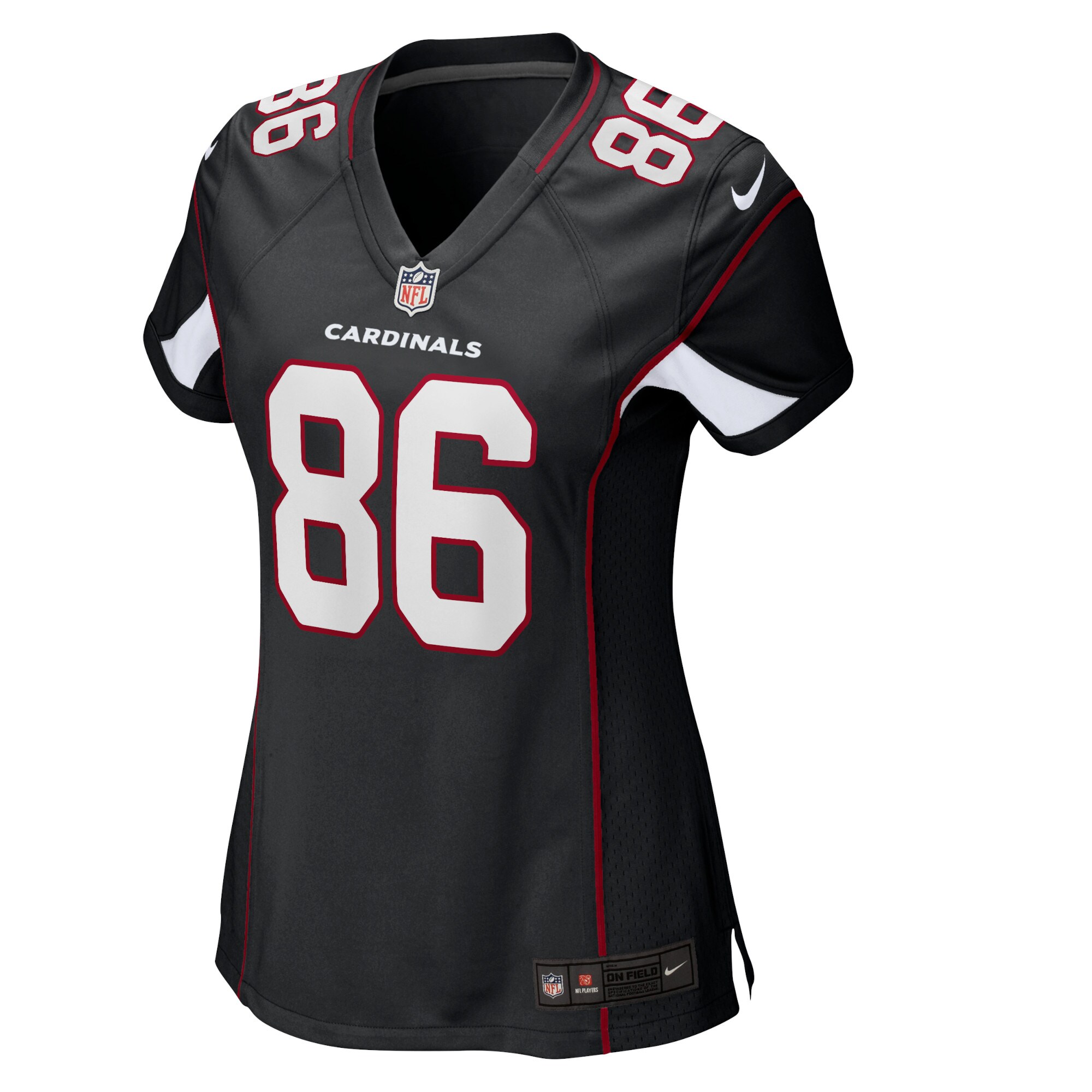 Zach Ertz Arizona Cardinals Women's Alternate Player Game Jersey - Black - New Style Jerseys