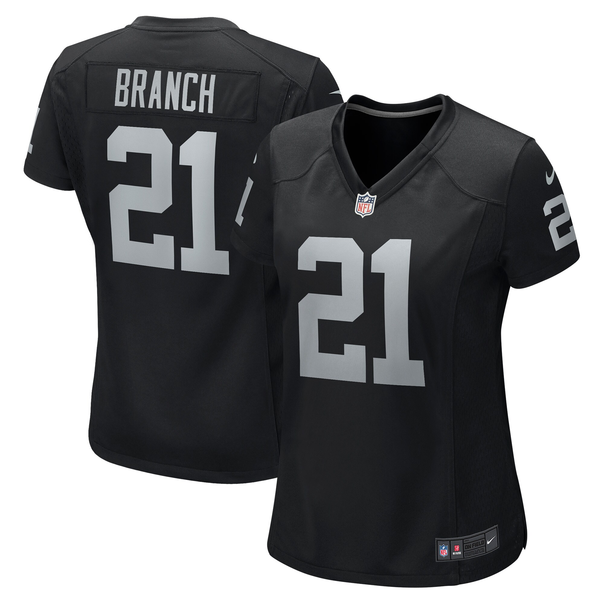 Cliff Branch Las Vegas Raiders Women's Retired Player Game Jersey - Black - New Style Jerseys