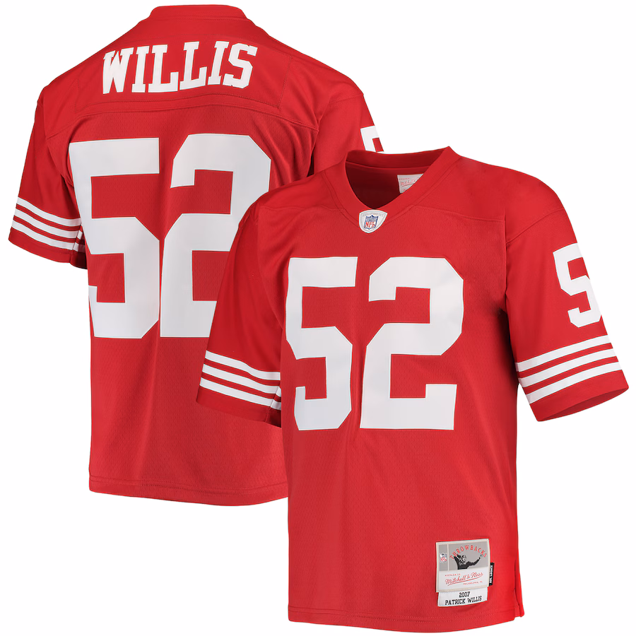 Patrick Willis San Francisco 49ers Mitchell & Ness Legacy Replica Jersey - Scarlet - New Style Jerseys