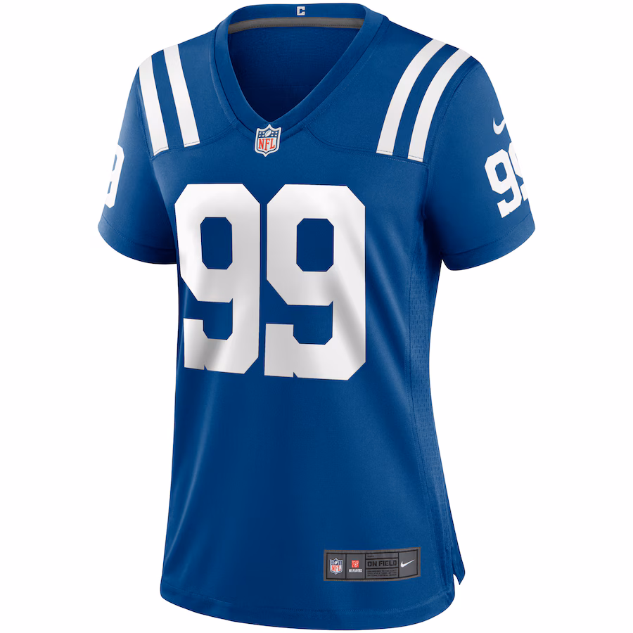 DeForest Buckner Indianapolis Colts Nike Women's Game Player Jersey - Royal - New Style Jerseys
