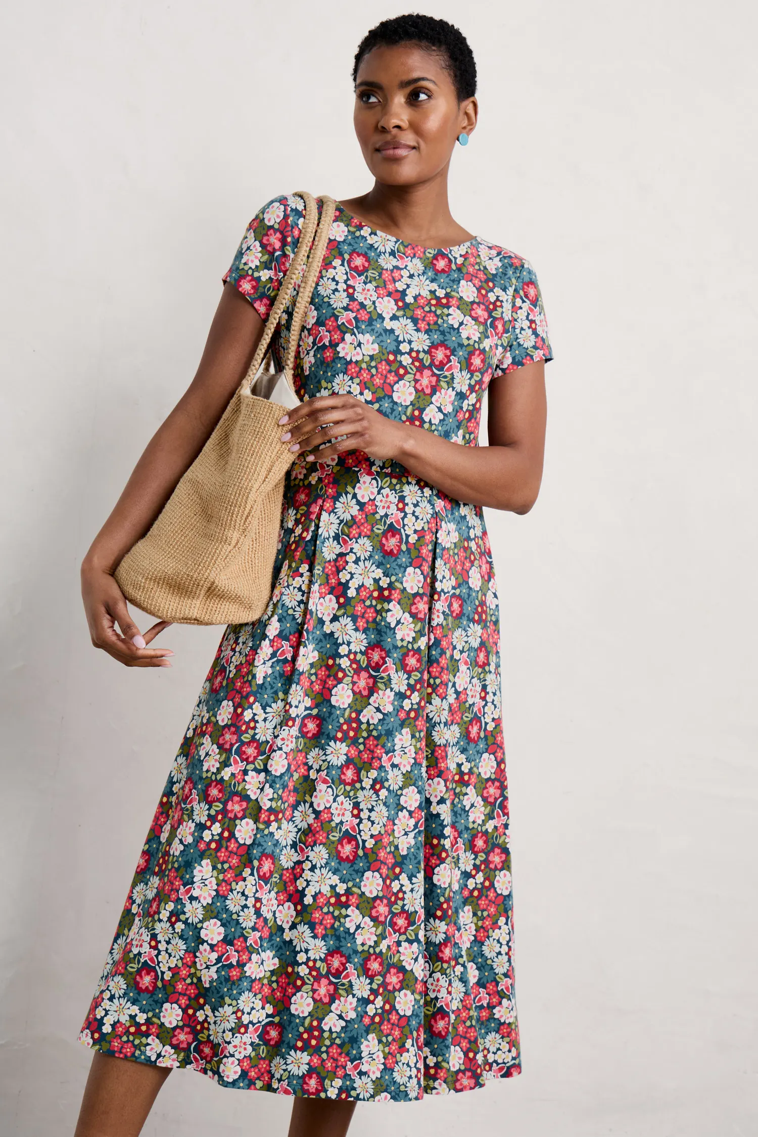 Wild Bouquet Jersey Dress - Seasalt Cornwall
