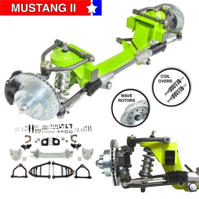 Helix Suspension Brakes & Steering 34-40 Nash Car Mustang II IFS Coil Over Stock 5 x 4.5 Manual Right Hand Drive Rack