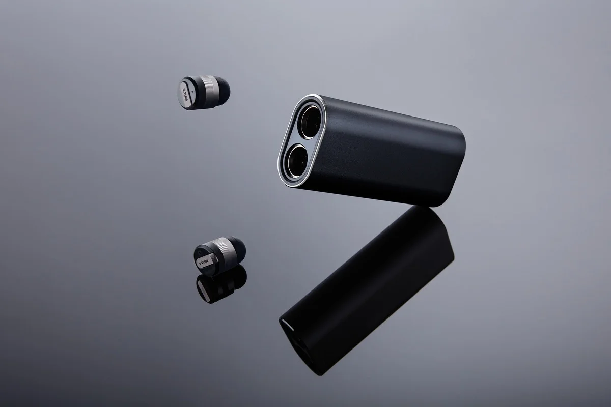 Schatzii Limited Edition Black Bullet2.0 Bluetooth 4.1 Stereo Headset + Charging Case