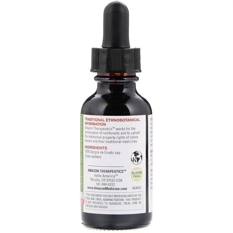 Amazon Therapeutics, Sangre de Grado, Dragon's Blood, 1 oz (30 ml) (Pack of 1)