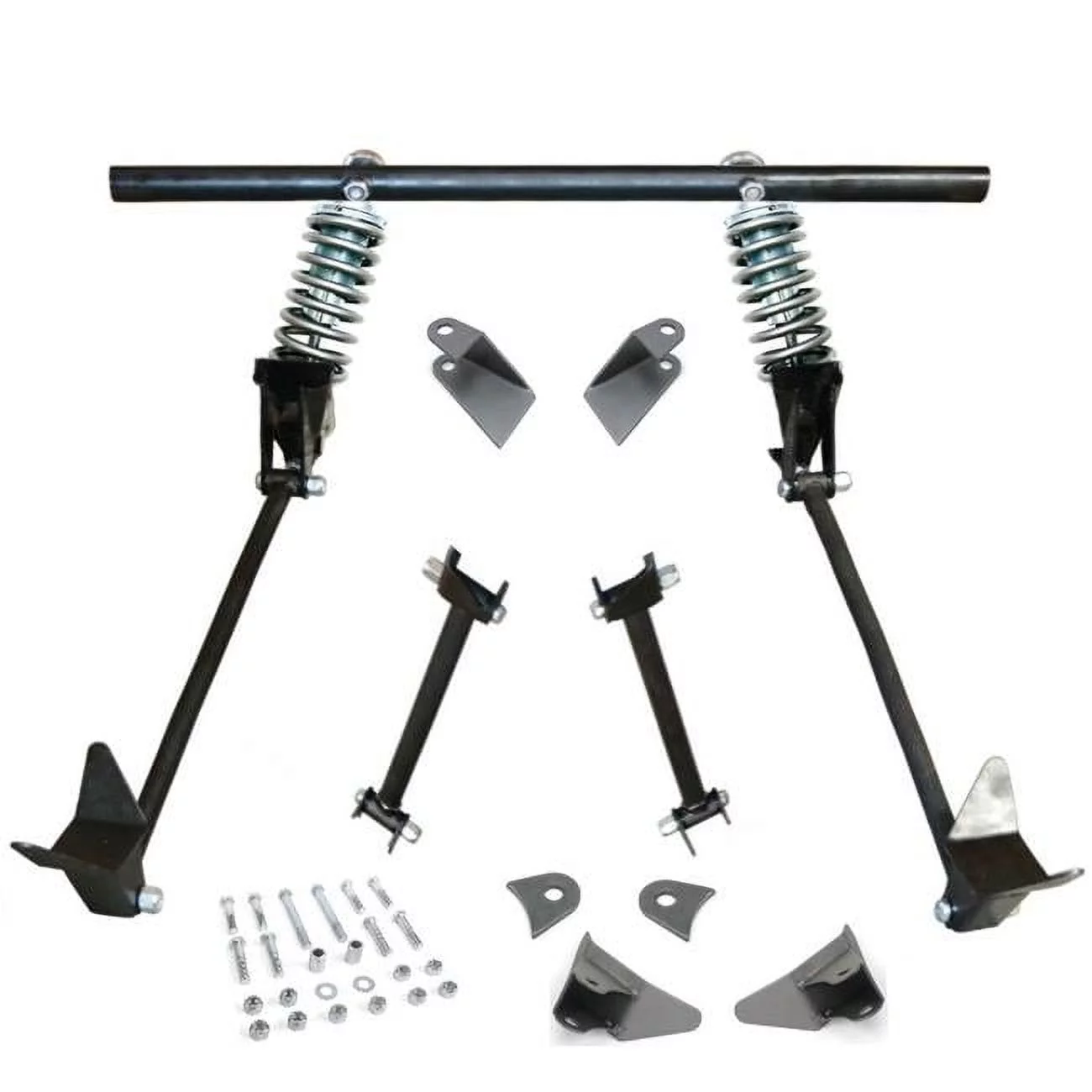 Helix Suspension Brakes & Steering 682739 Triangulated Rear 4-Link Assembly with 31 Coilovers for 1931 Model A Phaeton Cabriolet