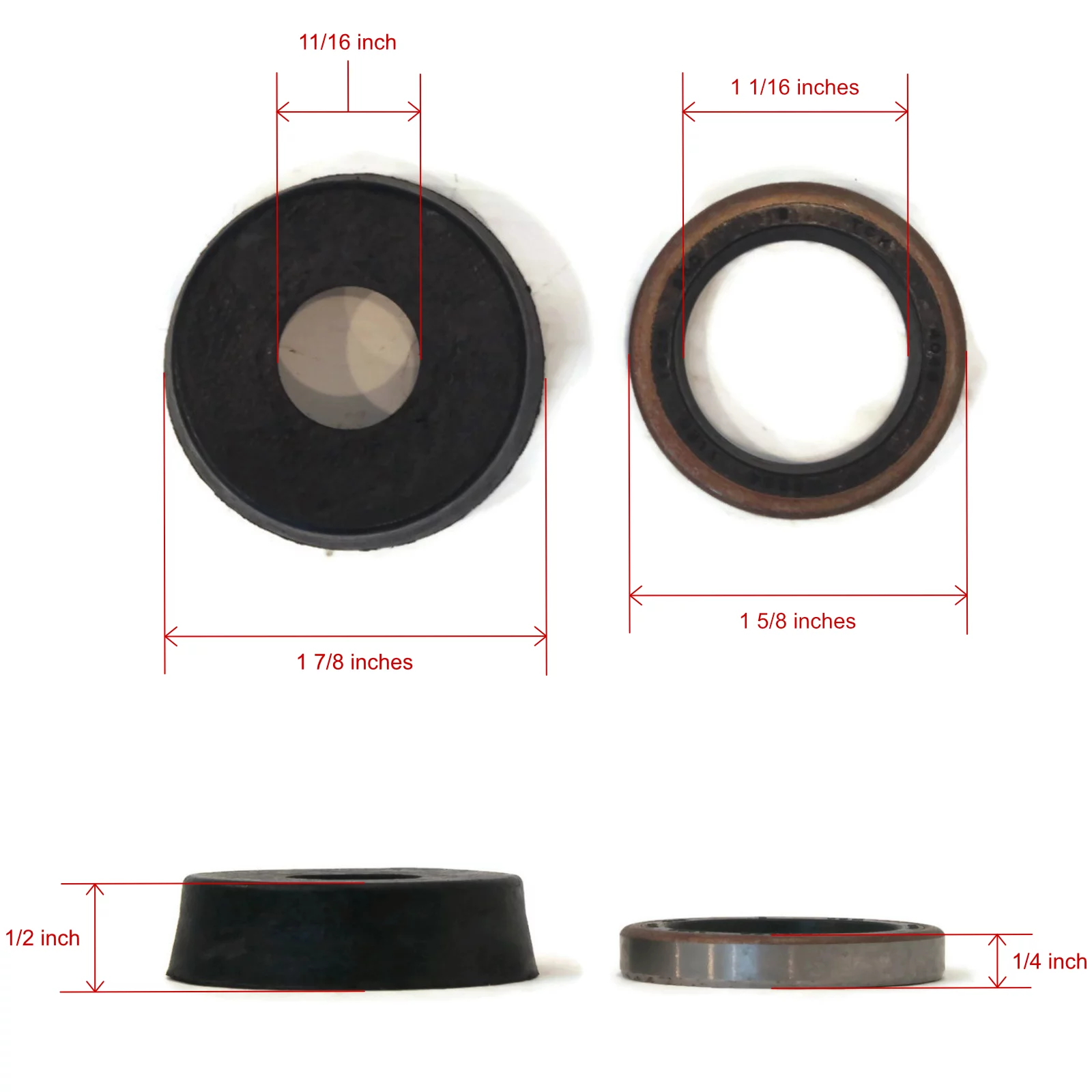 Buyers Products | Snowplow Major Seal & Hose Kit For Western 55137 Seal Packing by The ROP Shop
