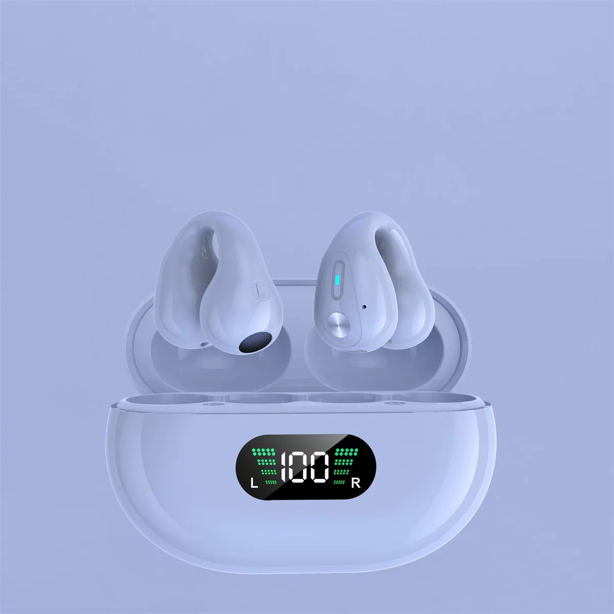 Wireless Earbuds TWS Bluetooth 5.3 Headphones Sport Waterproof Headset Ear Clip