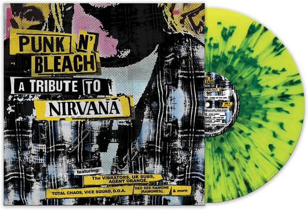 Various Artists - Punk 'n' Bleach - A Tribute To Nirvana (Various Artists) - Green Splatter - Vinyl