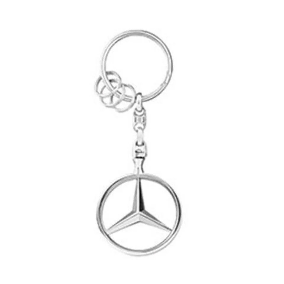 New Genuine Mercedes-Benz Mer Mercedes-Benz Star Keyring (Ambk700 144324000 OEM