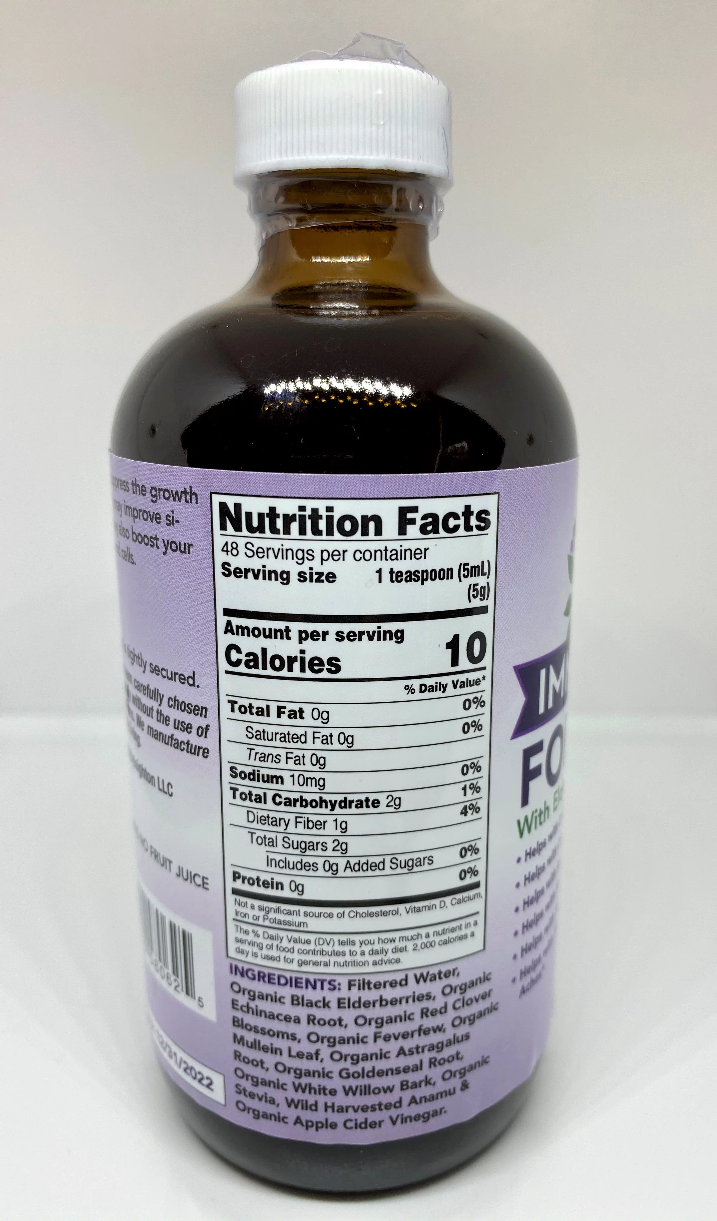 Immune Support Formula with Organic