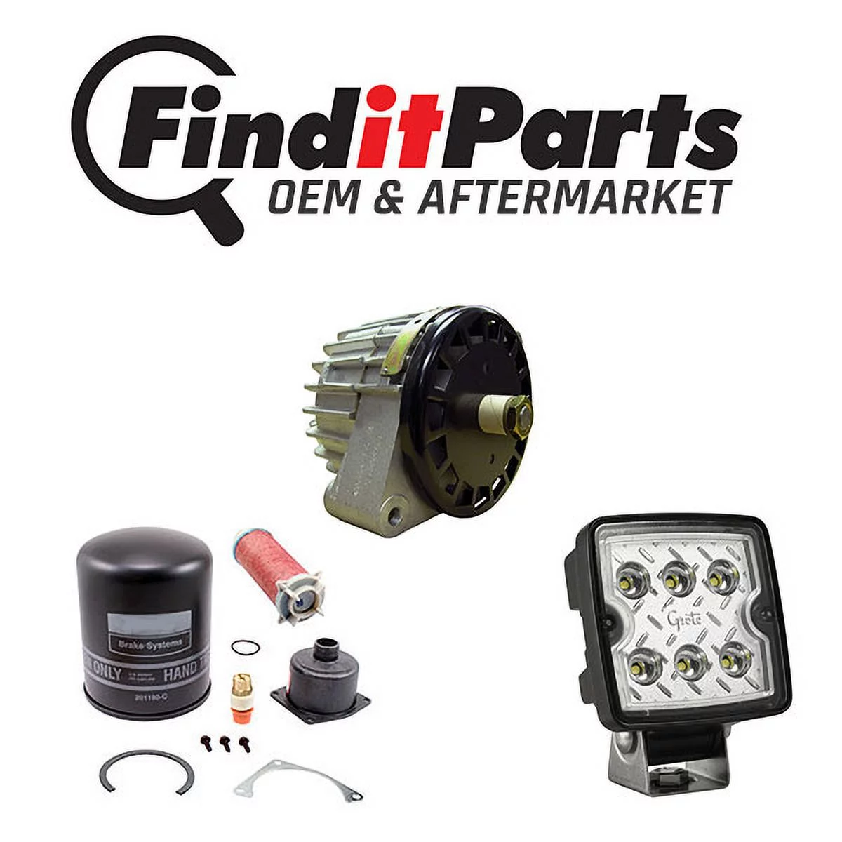 Pai 181852 Engine Water Pump Repair Kit Major Use W/ Cast Iron Impeller,