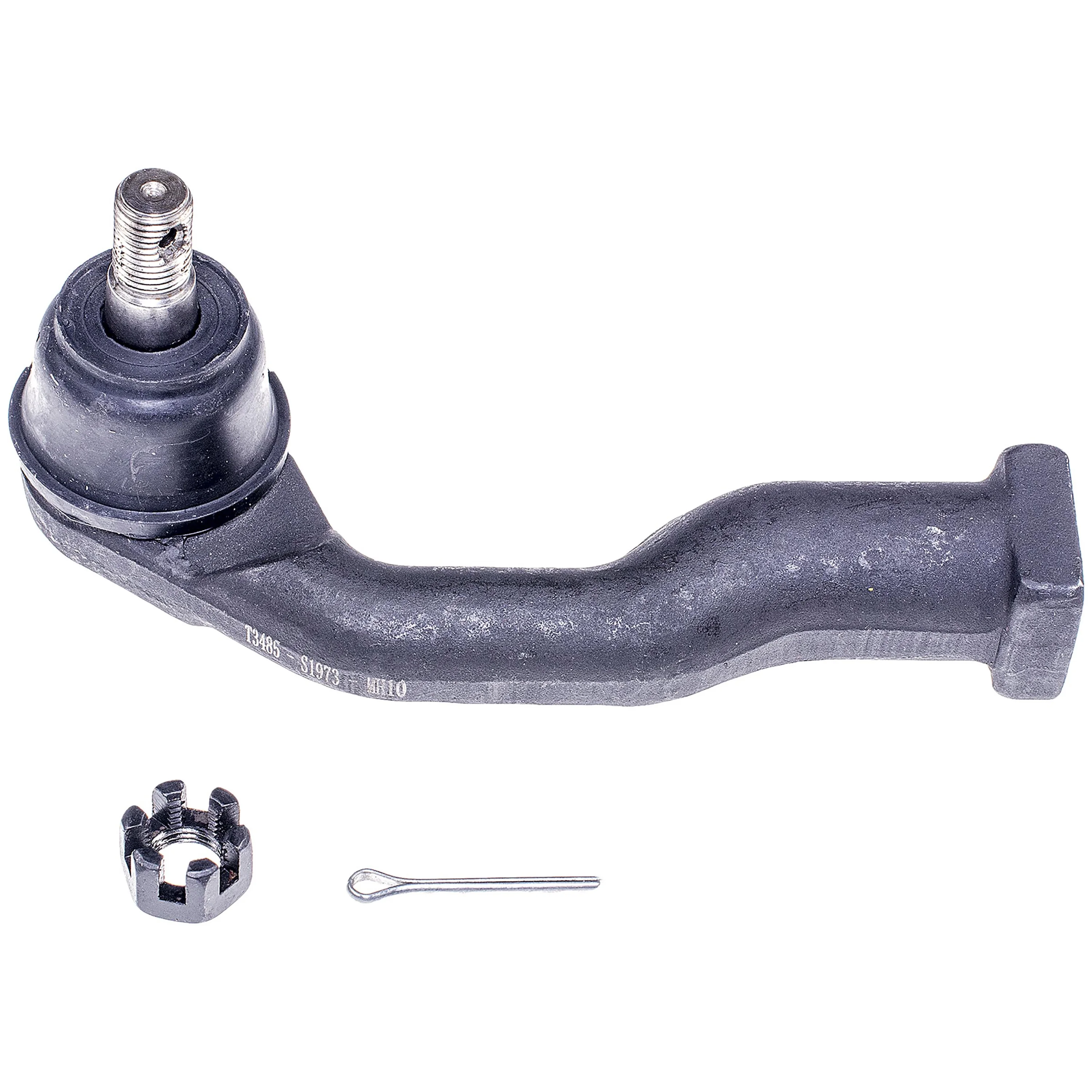 Dorman T3485PR Front Left Inner Steering Tie Rod End for Specific Kia Models, Black